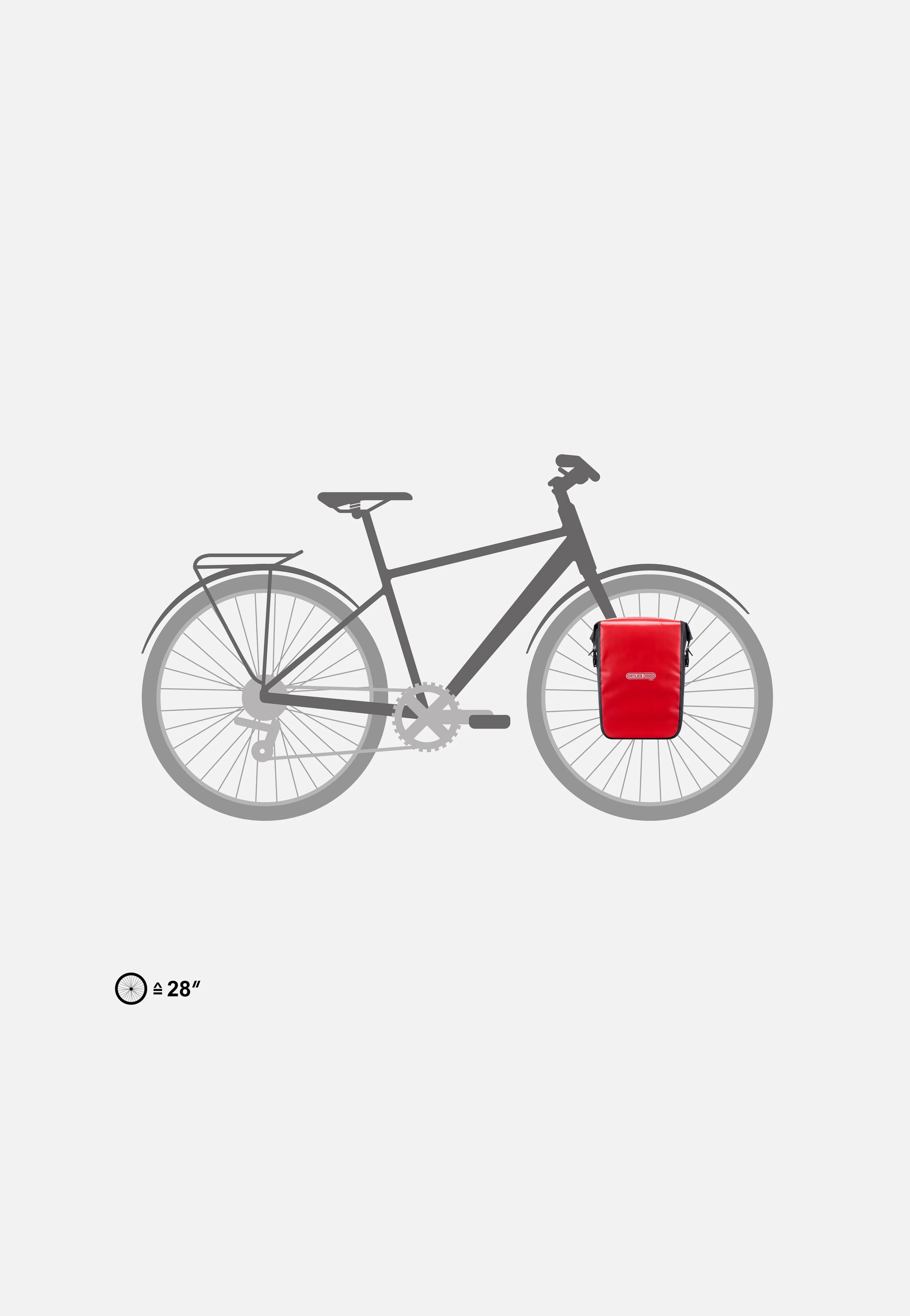 Sport-Roller Core Rot Schwarz - Fahrradtasche - Image 7
