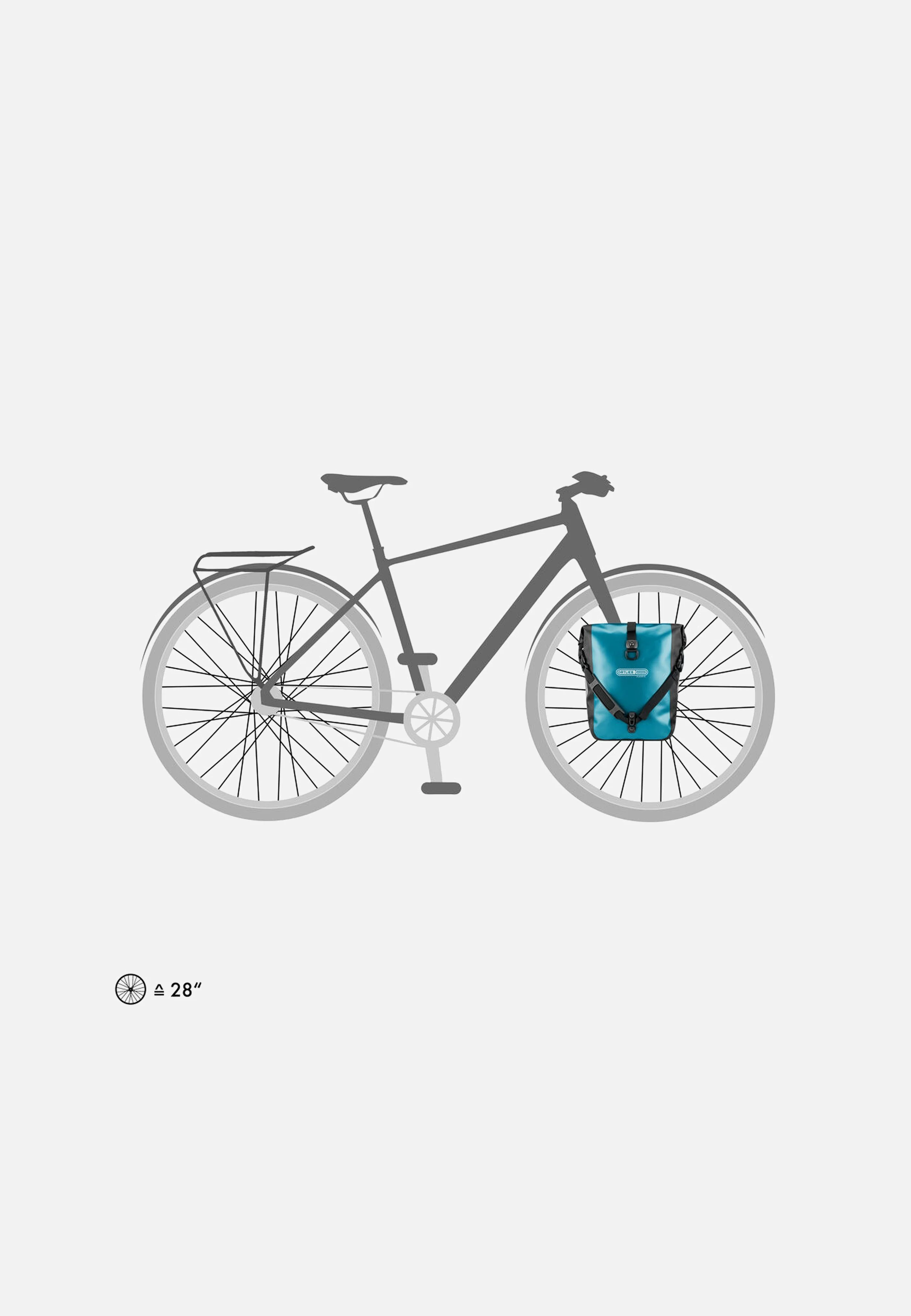 Sport-Roller Petrol Schwarz - Fahrradtasche - Image 7