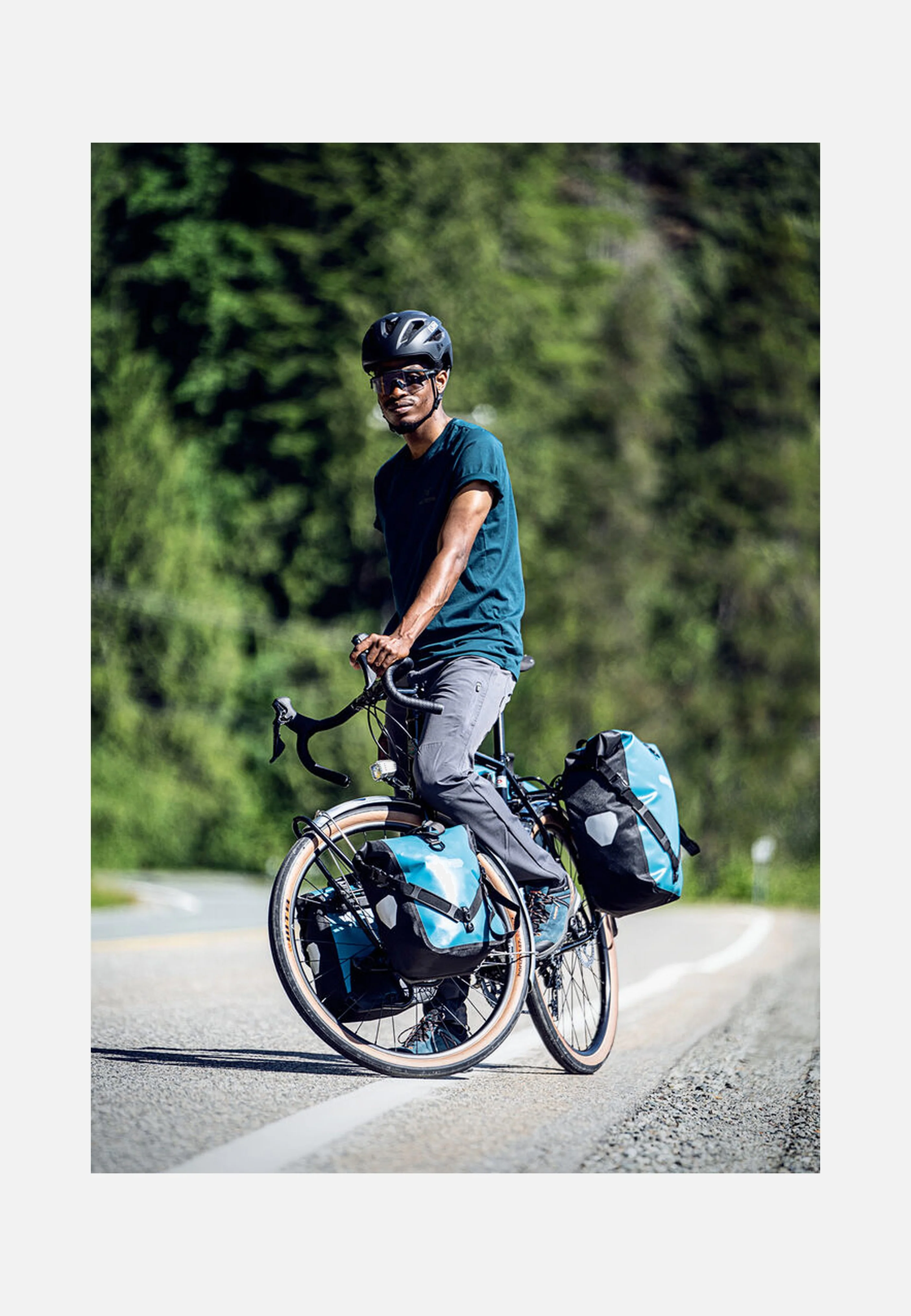 Sport-Roller Petrol Schwarz - Fahrradtasche - Image 8