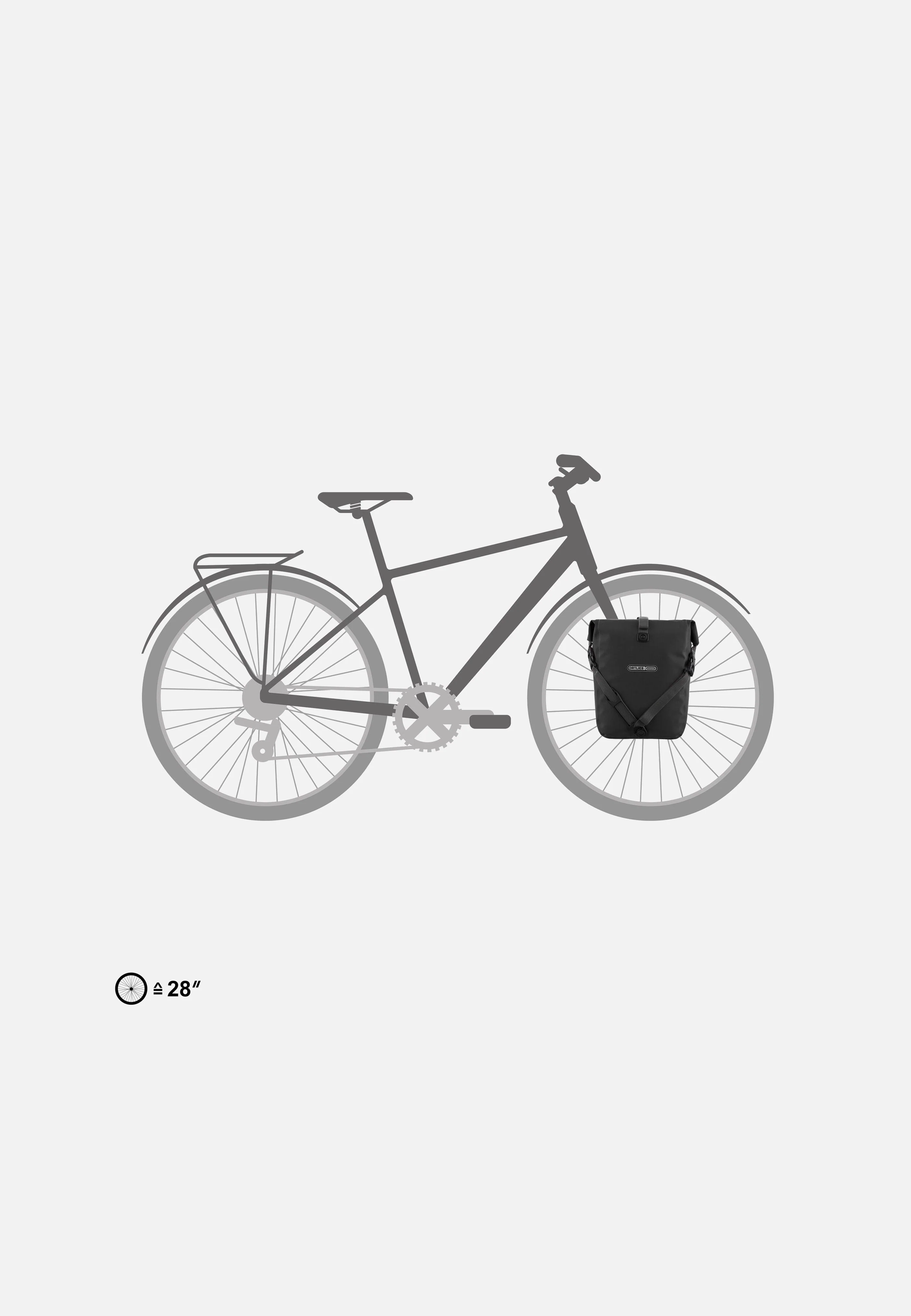Sport-Roller Plus Single Granit Schwarz - Fahrradtasche - Image 9