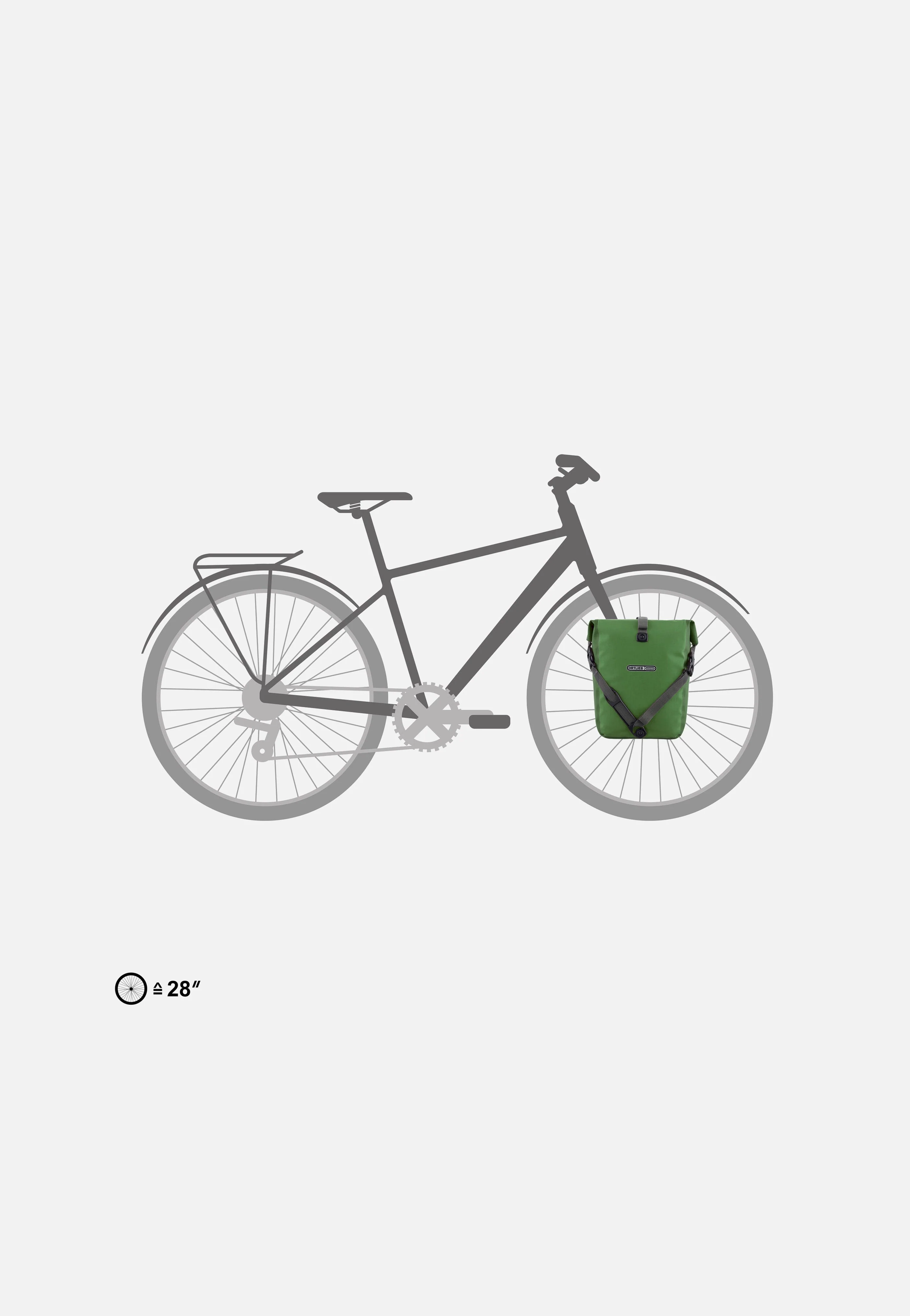 Sport-Roller Plus Single Kiwi Moss Green - Fahrradtasche - Image 9