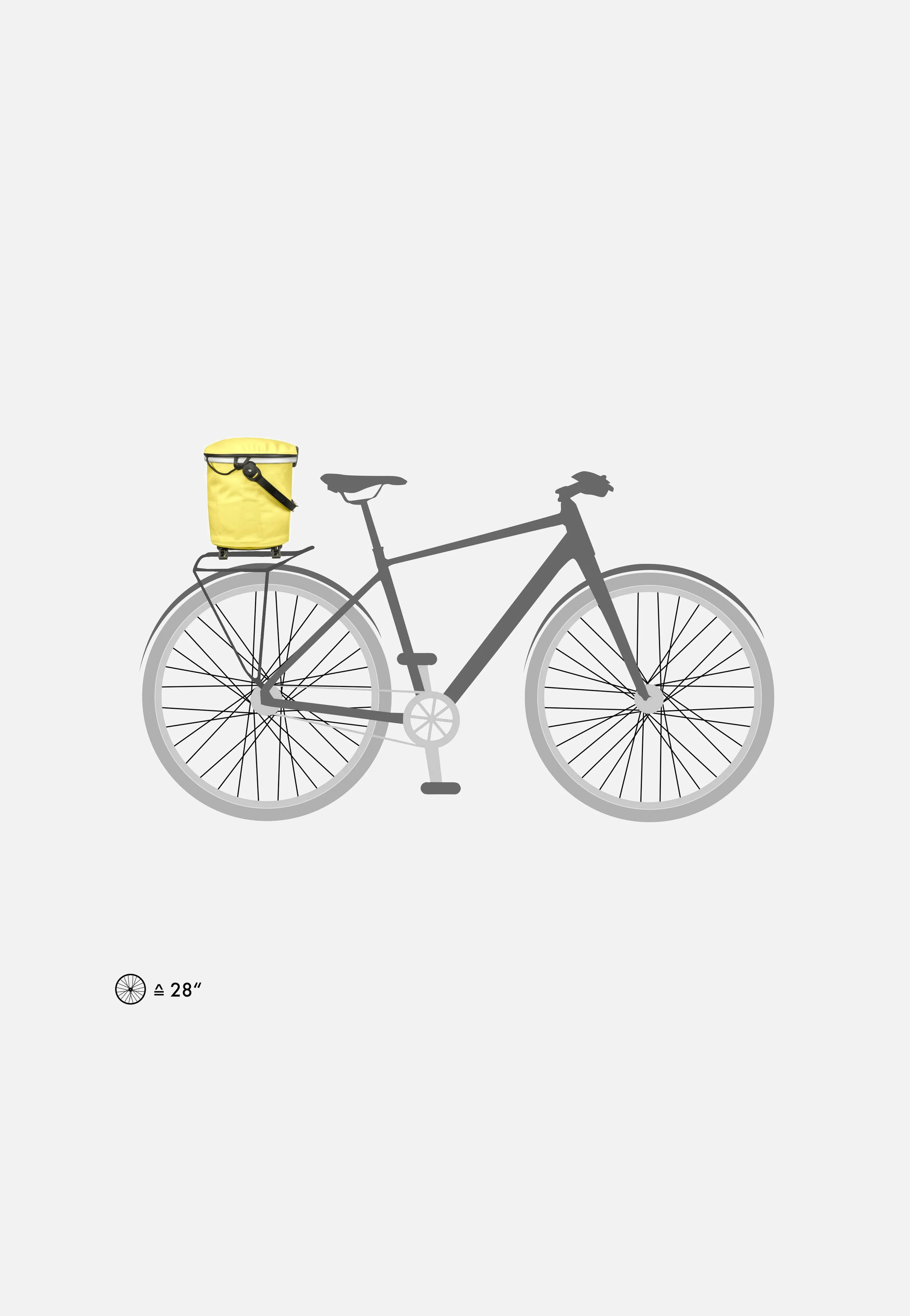Up-Town Rack Lemon Sorbet - Fahrradkorb - Image 7