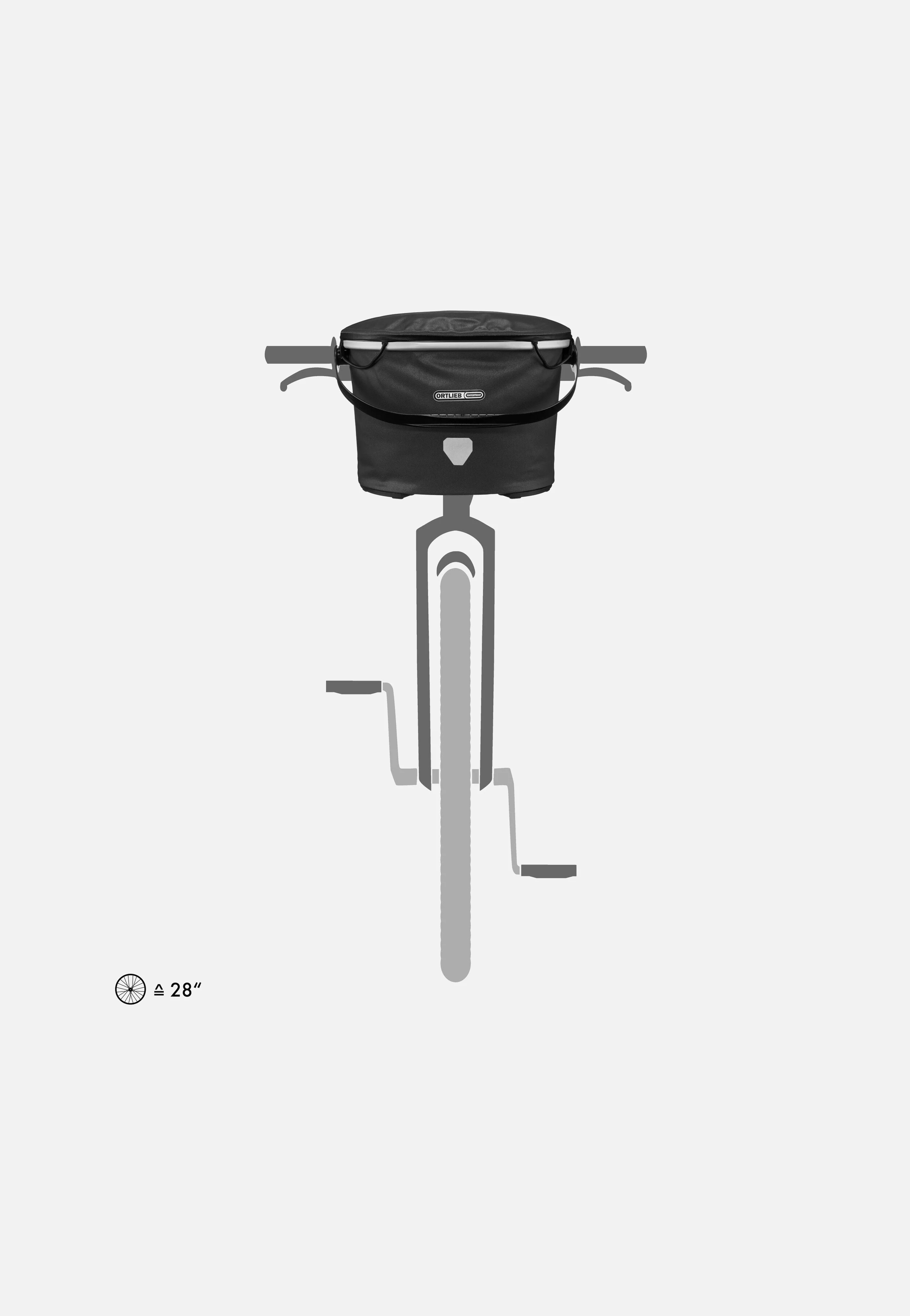 Up-Town Schwarz - Fahrradkorb - Image 6