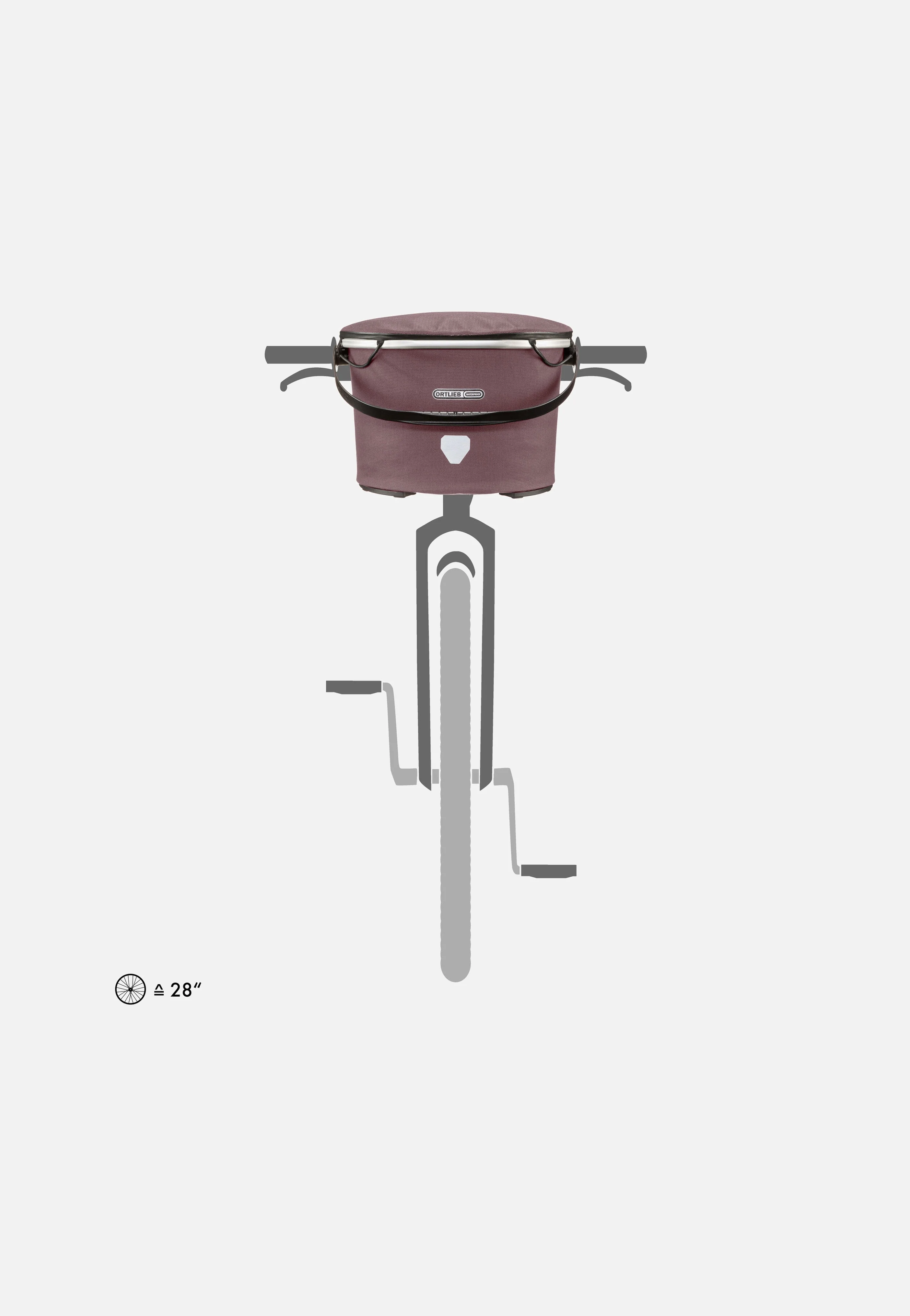 Up-Town Urban Ash Rose - Fahrradkorb - Image 6