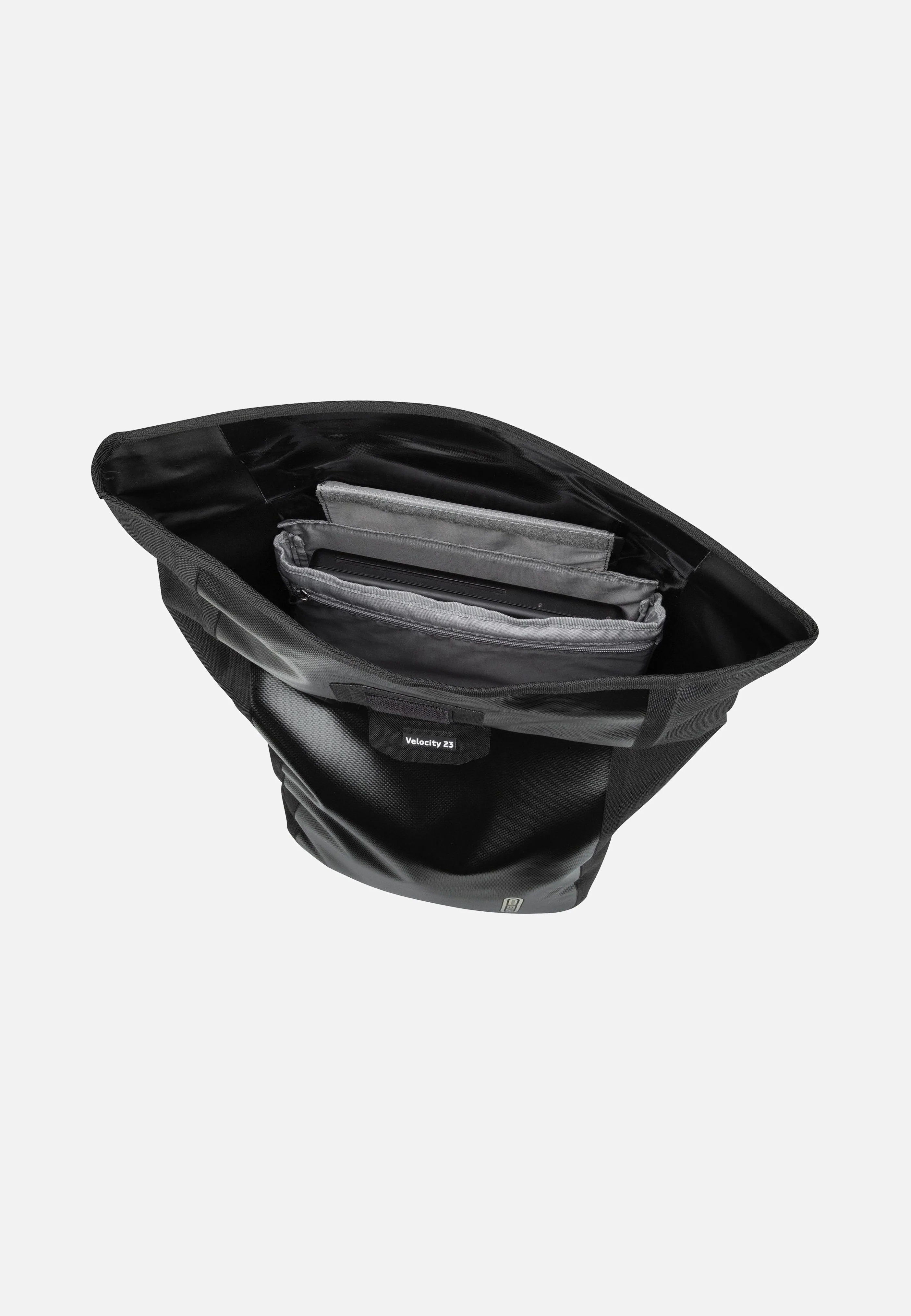 Velocity 23L Schwarz - Rolltop Rucksack - Image 4