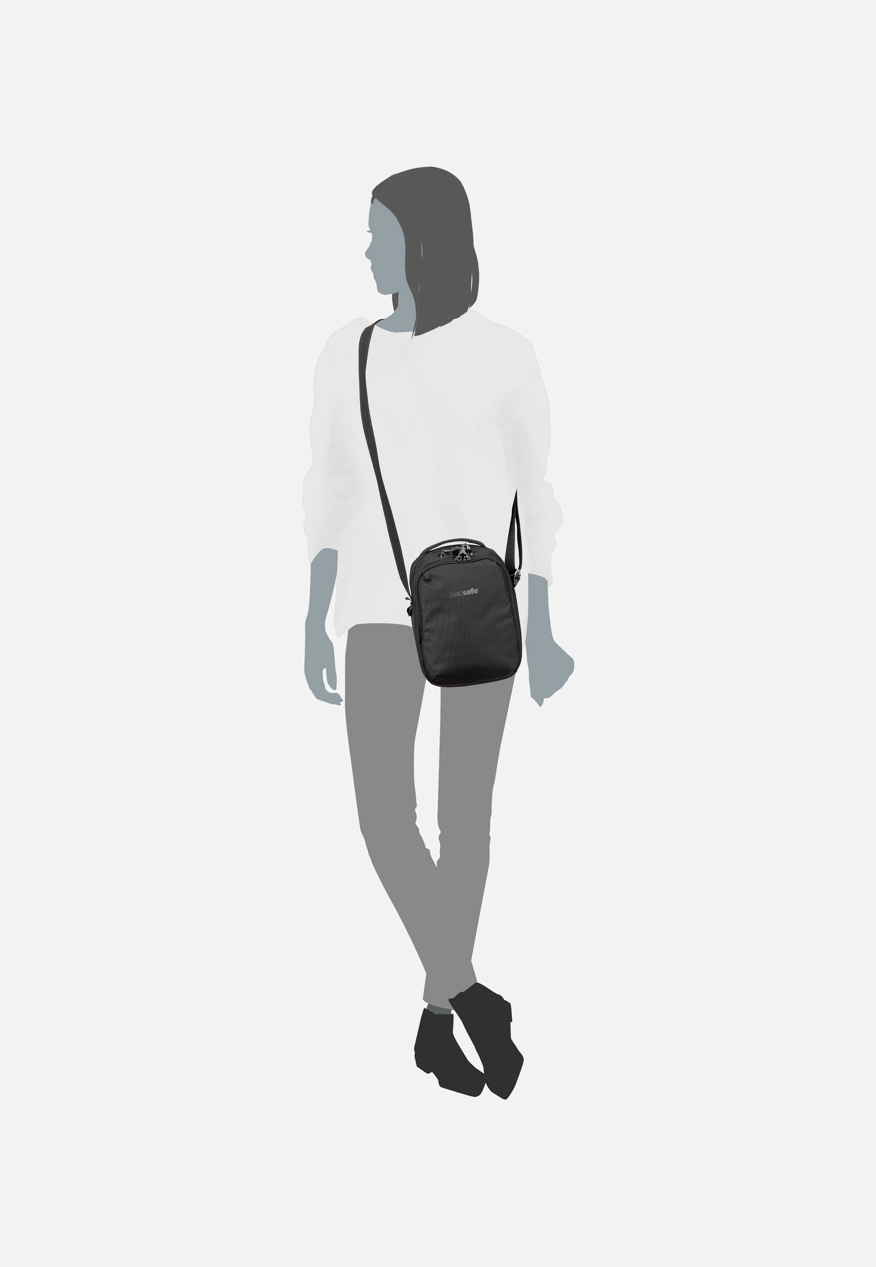 V Companion CB Jet Black - Crossbody Bag - Image 9