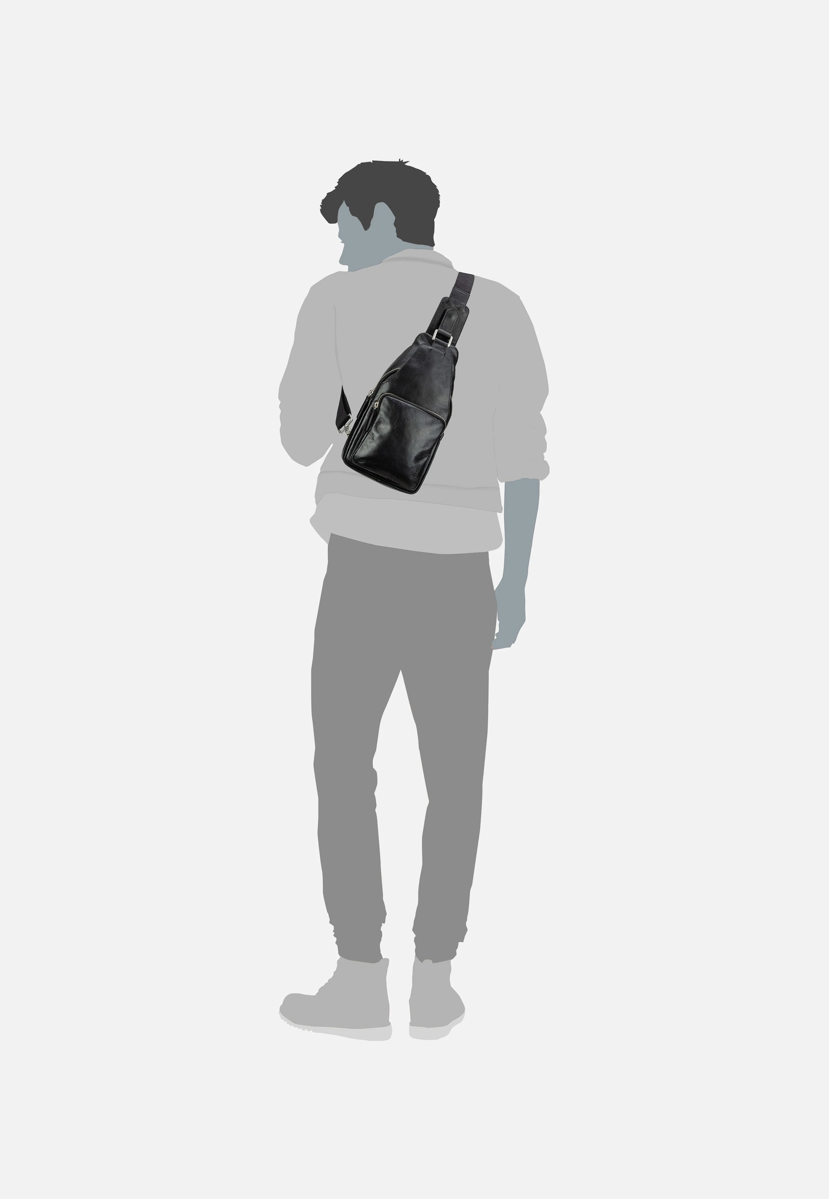 Buddy 5387 Schwarz - Sling Bag - Image 5