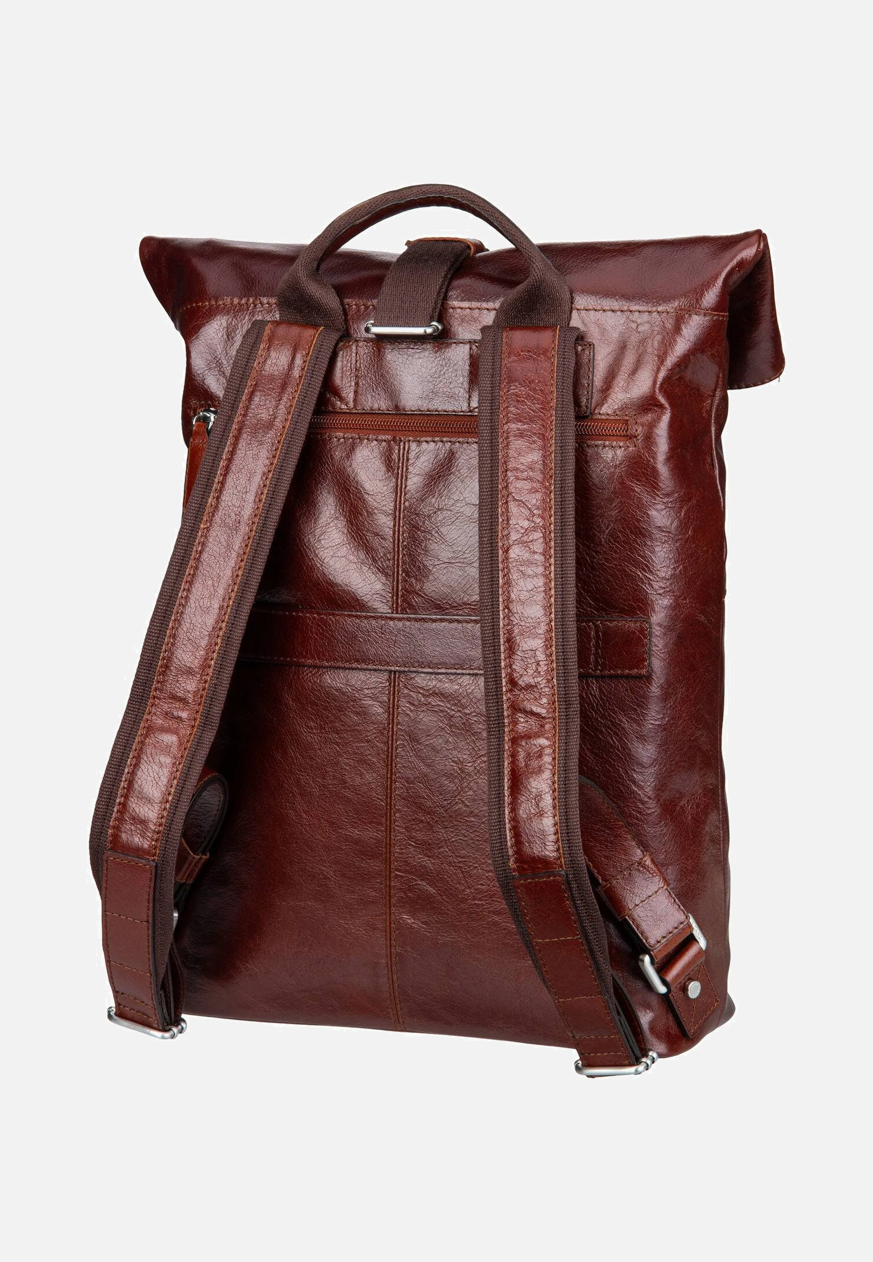 Buddy 5667 Cognac - Rolltop Rucksack - Image 2