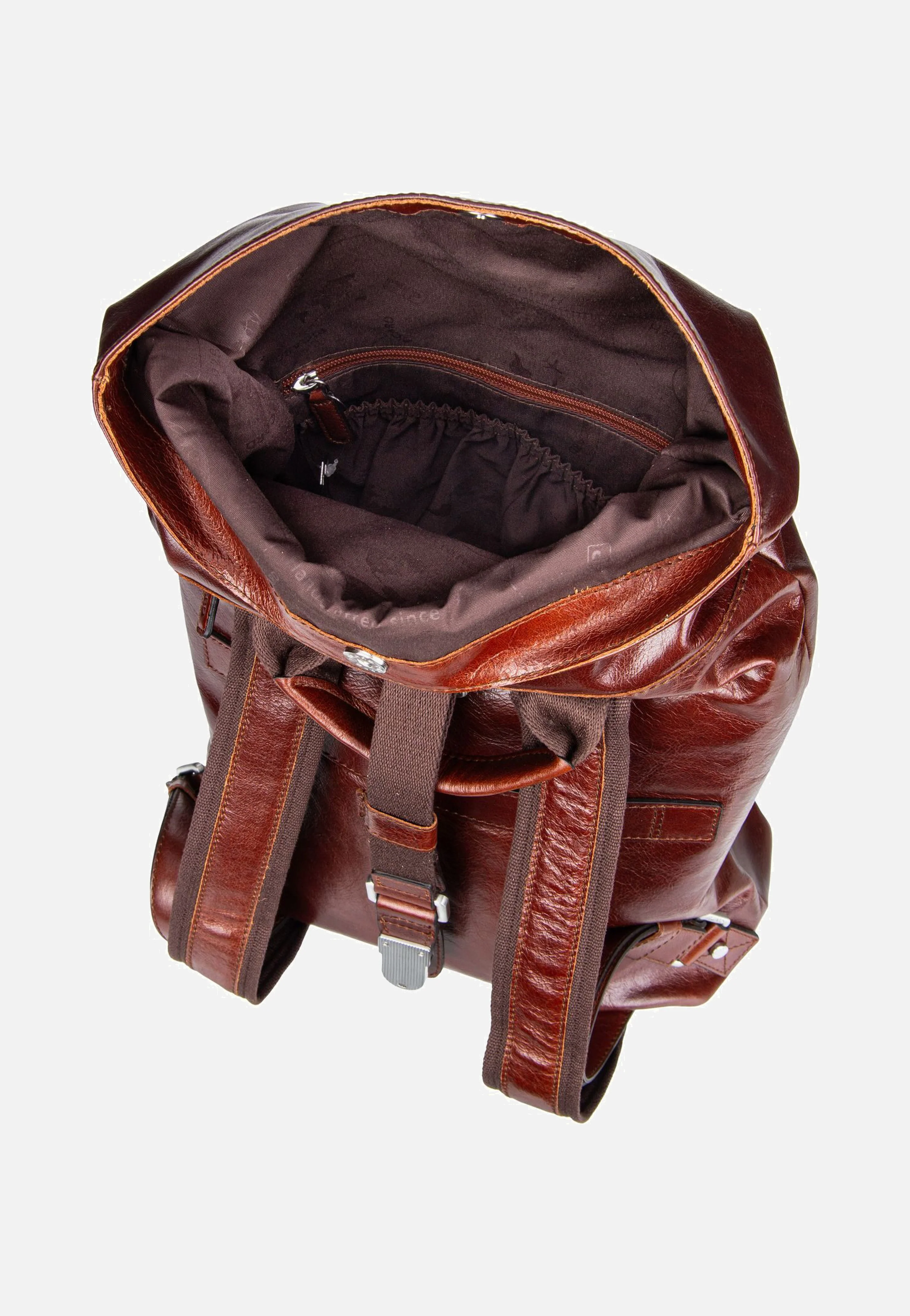 Buddy 5667 Cognac - Rolltop Rucksack - Image 4