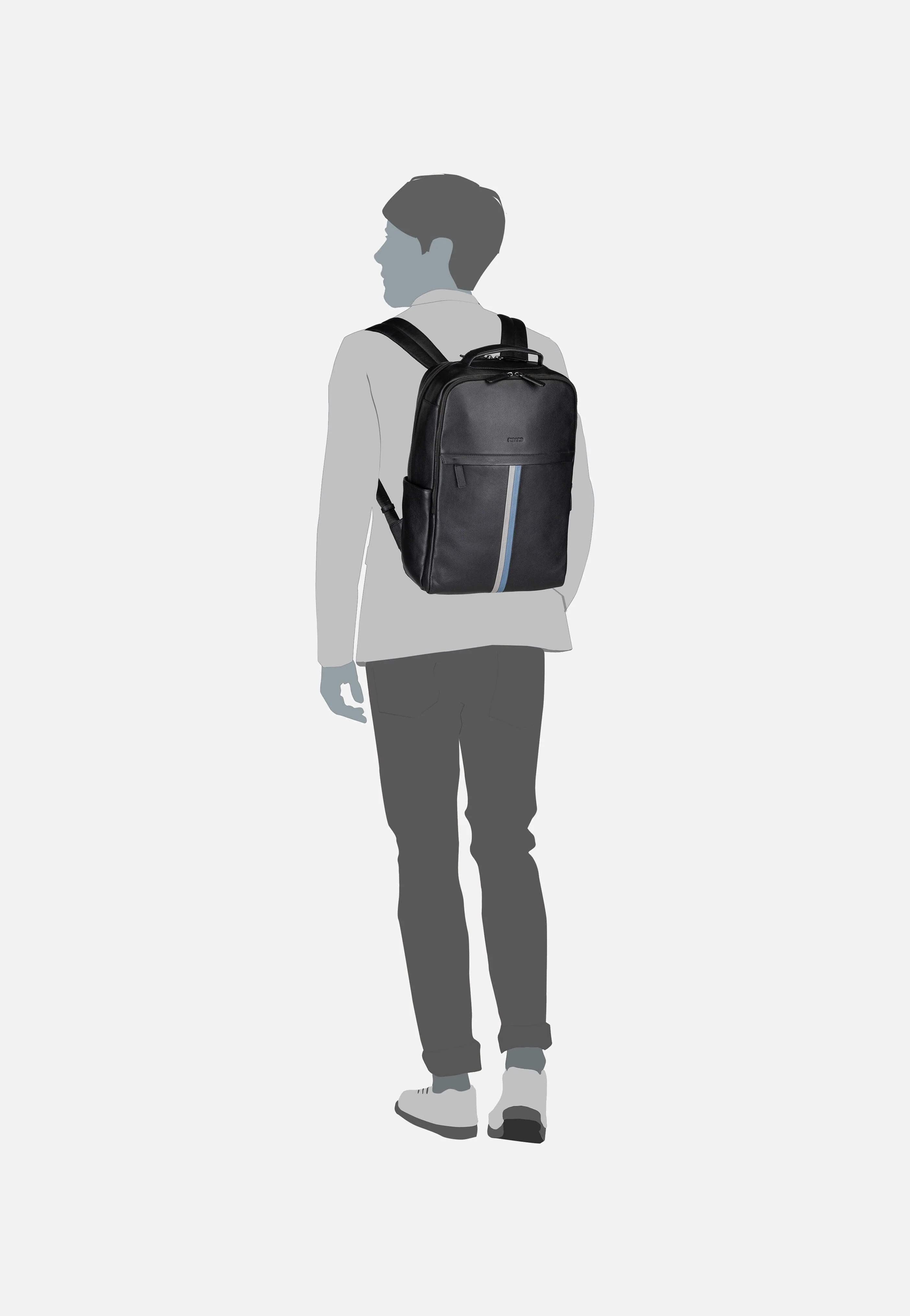 Horizon 1233 Schwarz - Rucksack - Image 9
