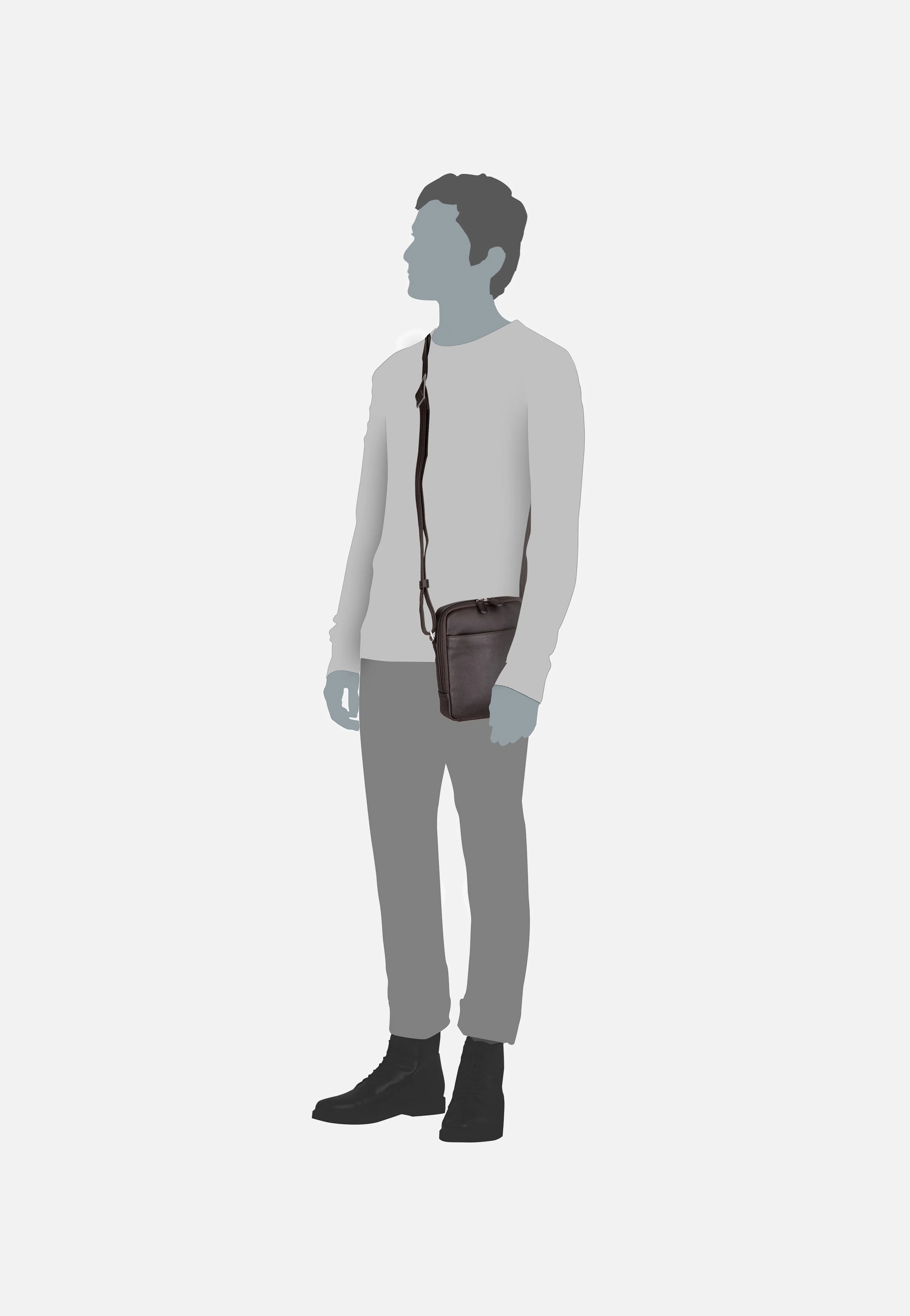 Milano 7298 Cafe - Crossbody Bag - Image 6