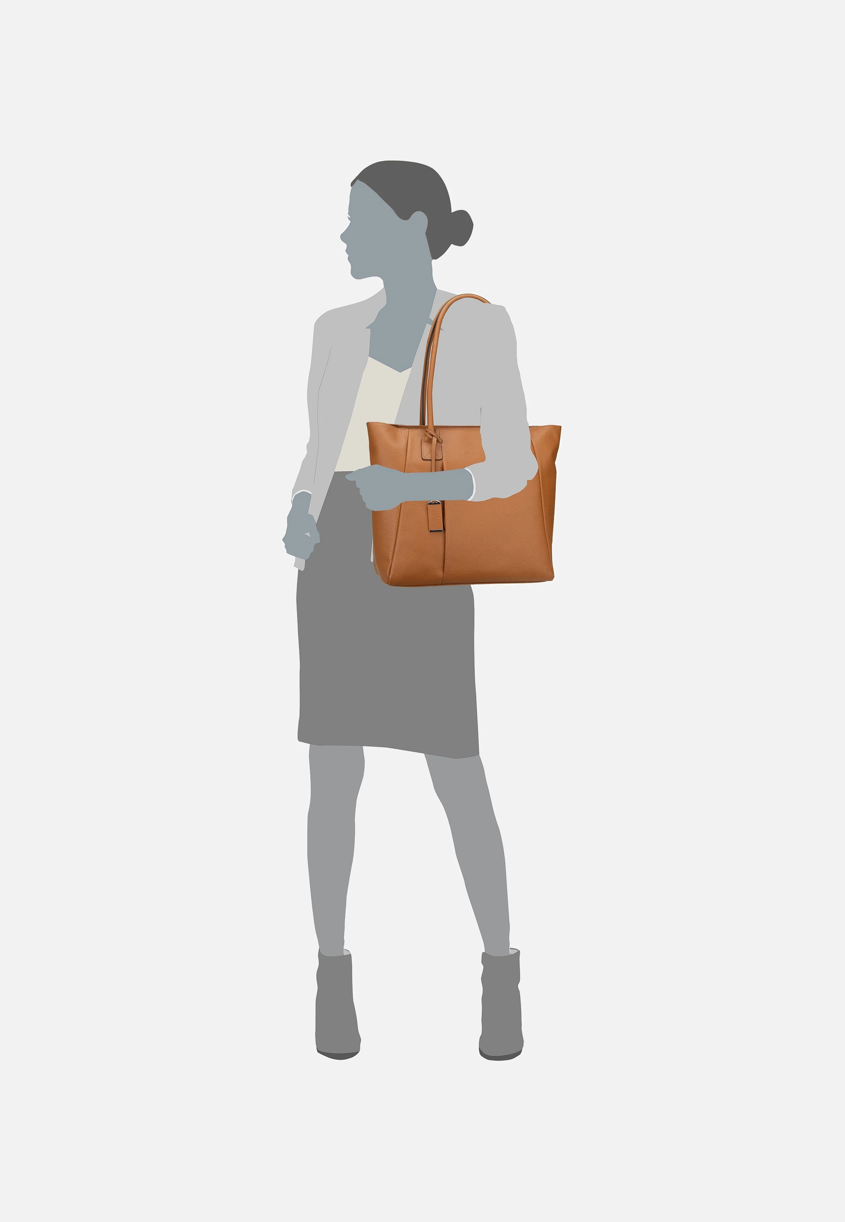 Pure 7225 Cognac - Shopper - Image 7