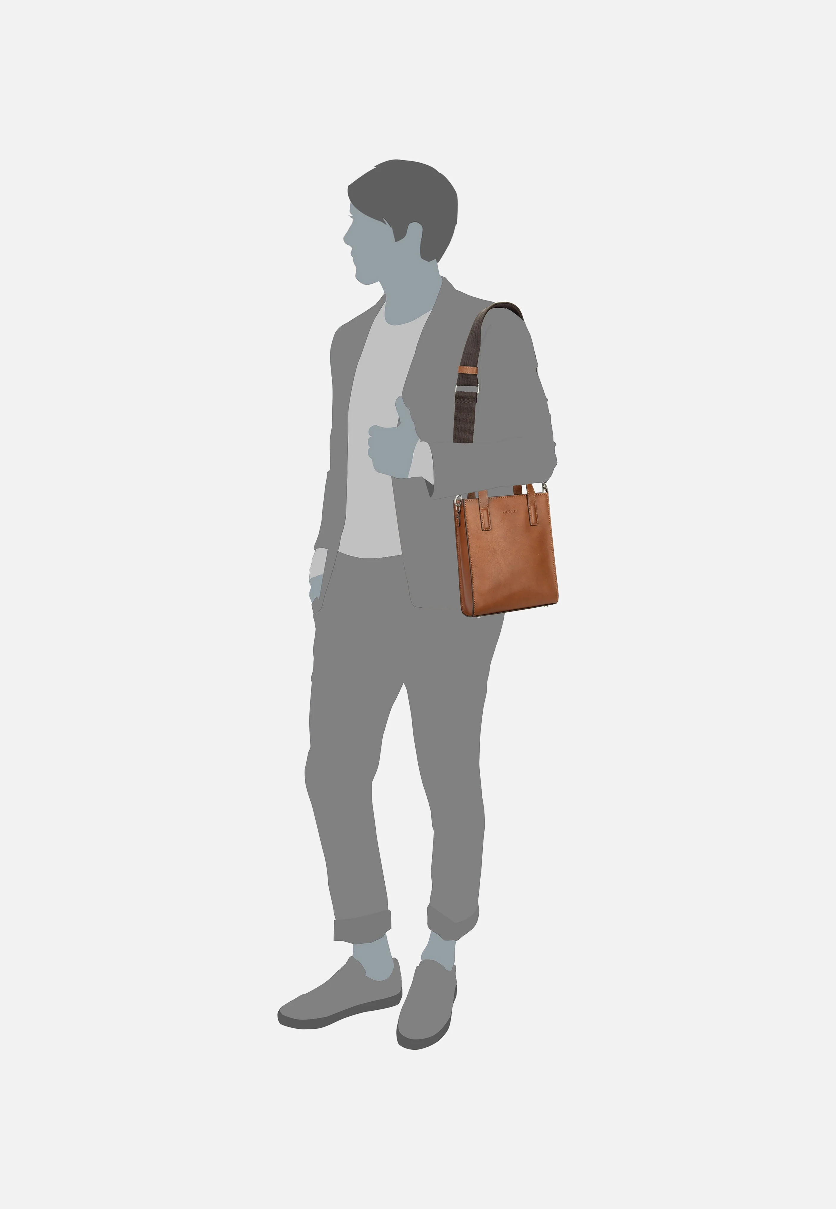 Toscana 7217 Camel - Crossbody Bag - Image 6