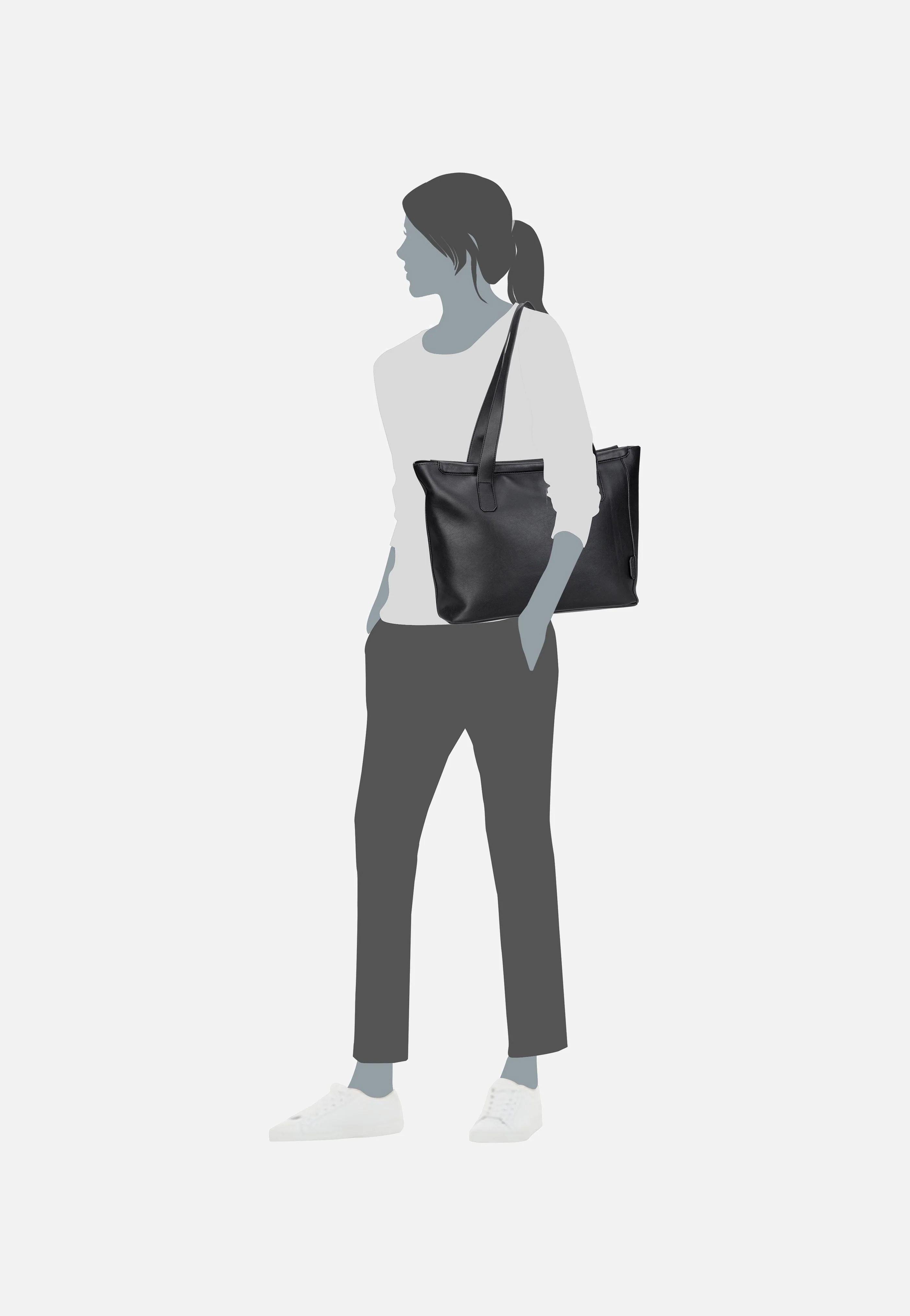 Yours 3169 Schwarz - Shopper - Image 6