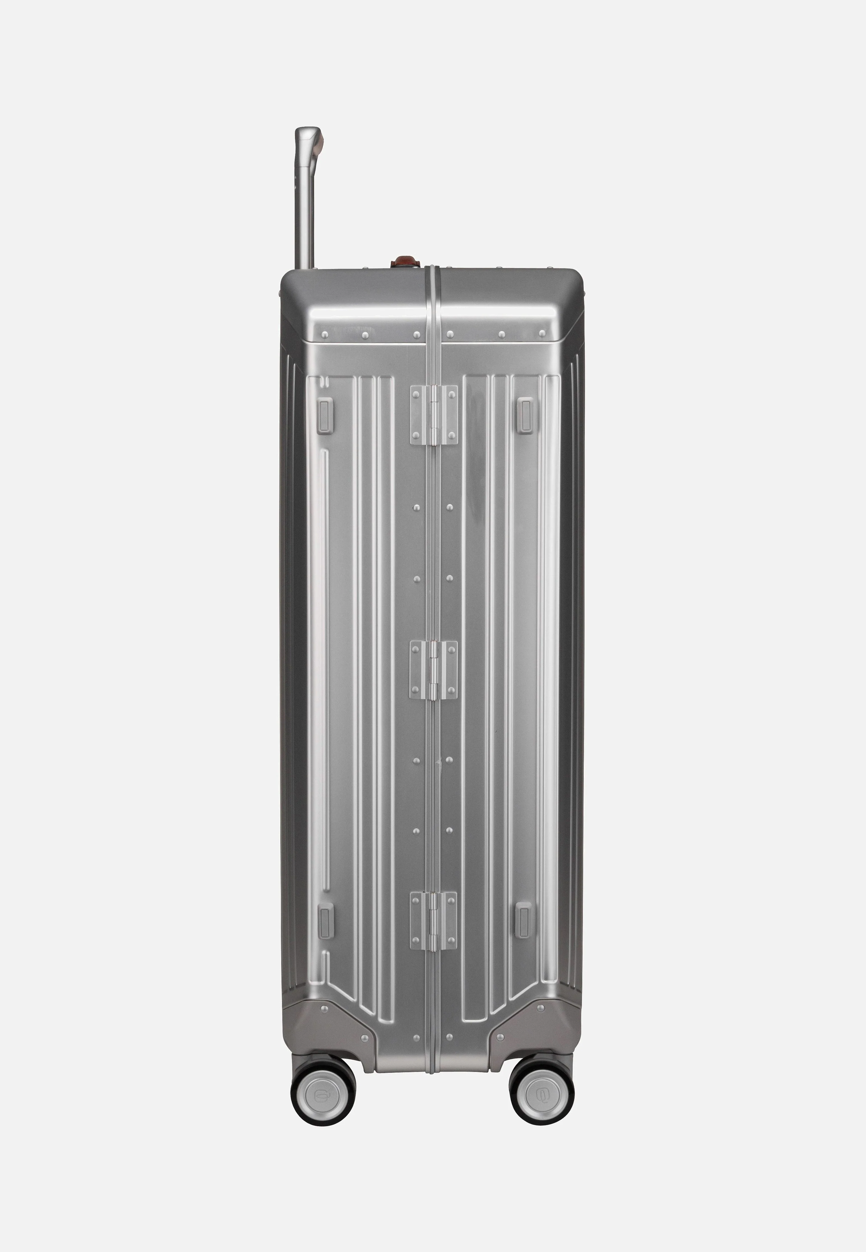 PQ Alu Big Size Spinner Grigio-Cuoio - Koffer - Image 5