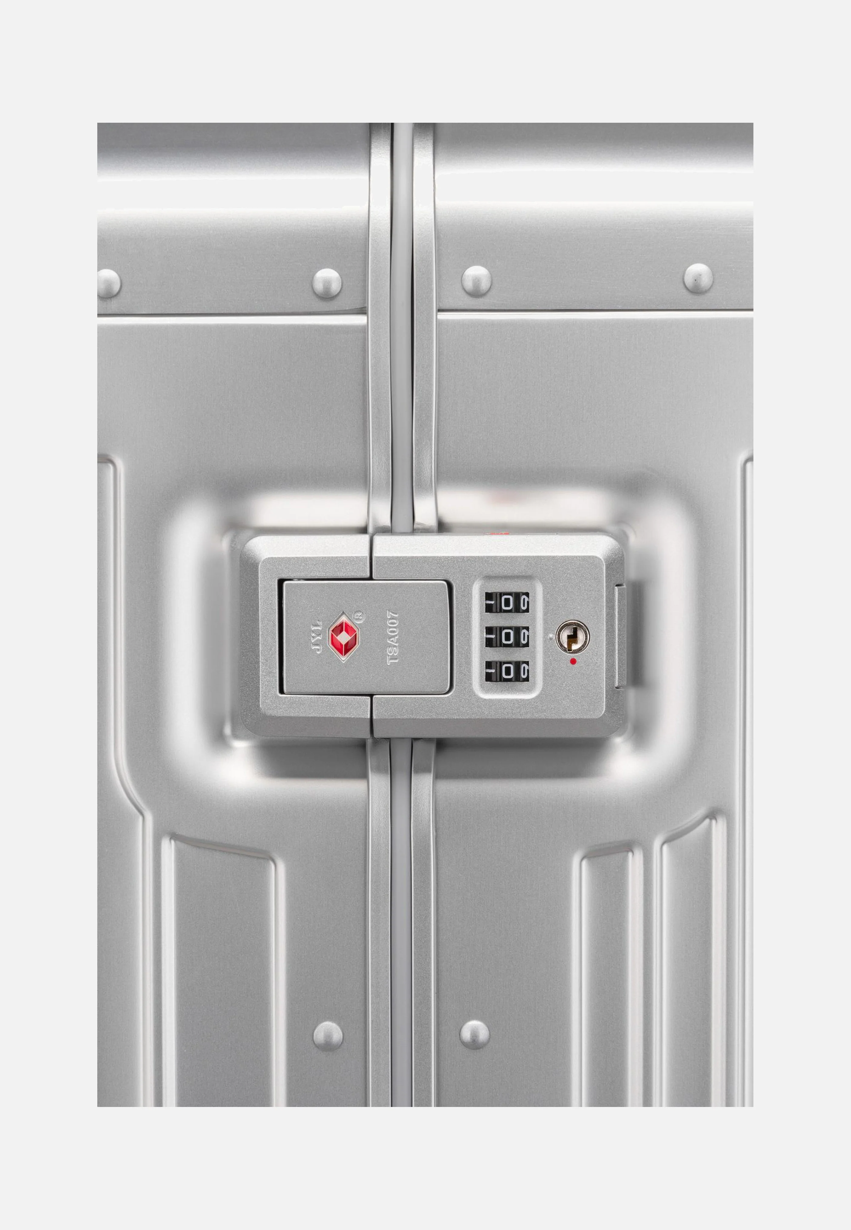 PQ Alu Big Size Spinner Grigio-Cuoio - Koffer - Image 6