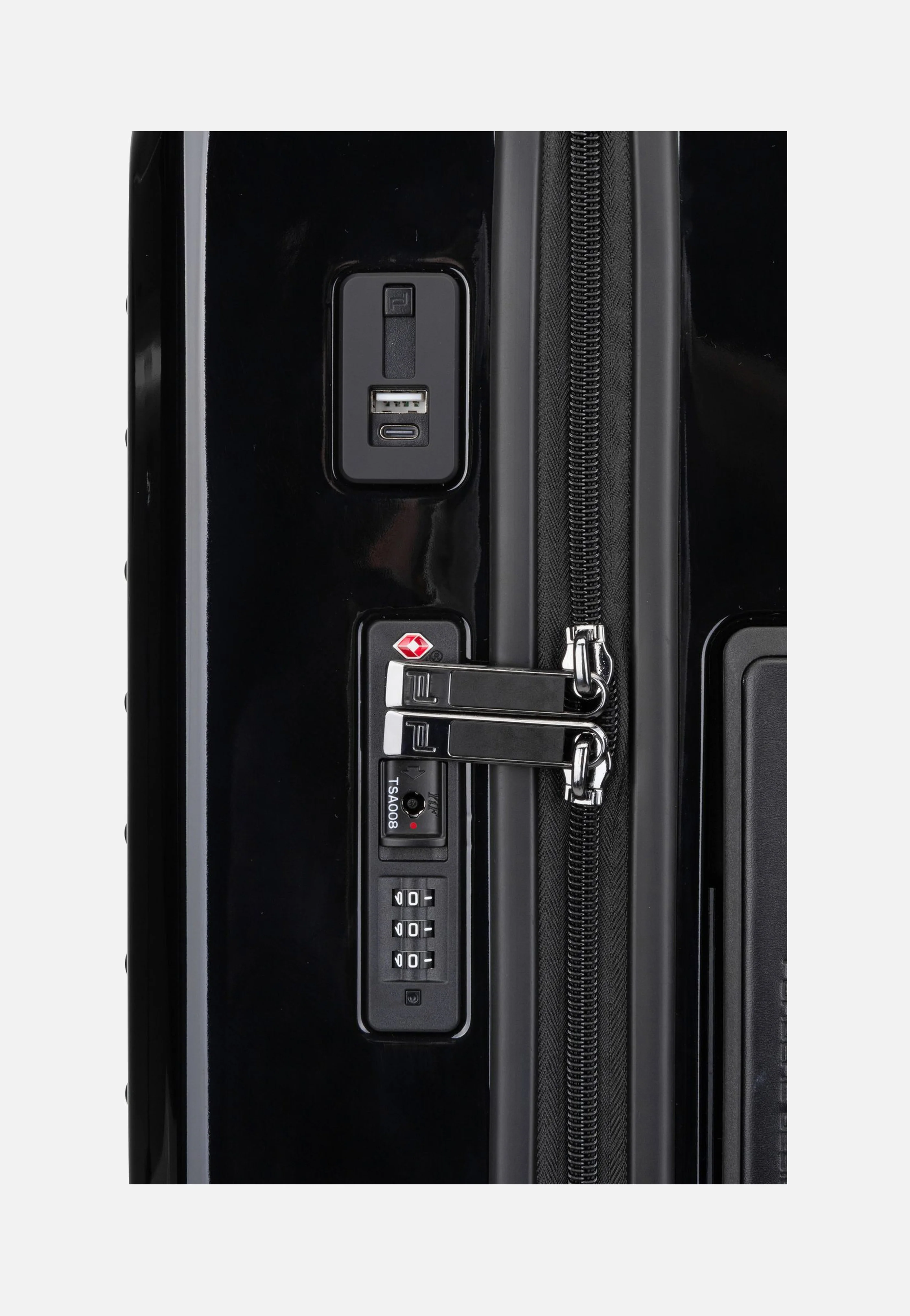 Roadster 4W Trolley S Shiny Black - Koffer - Image 6