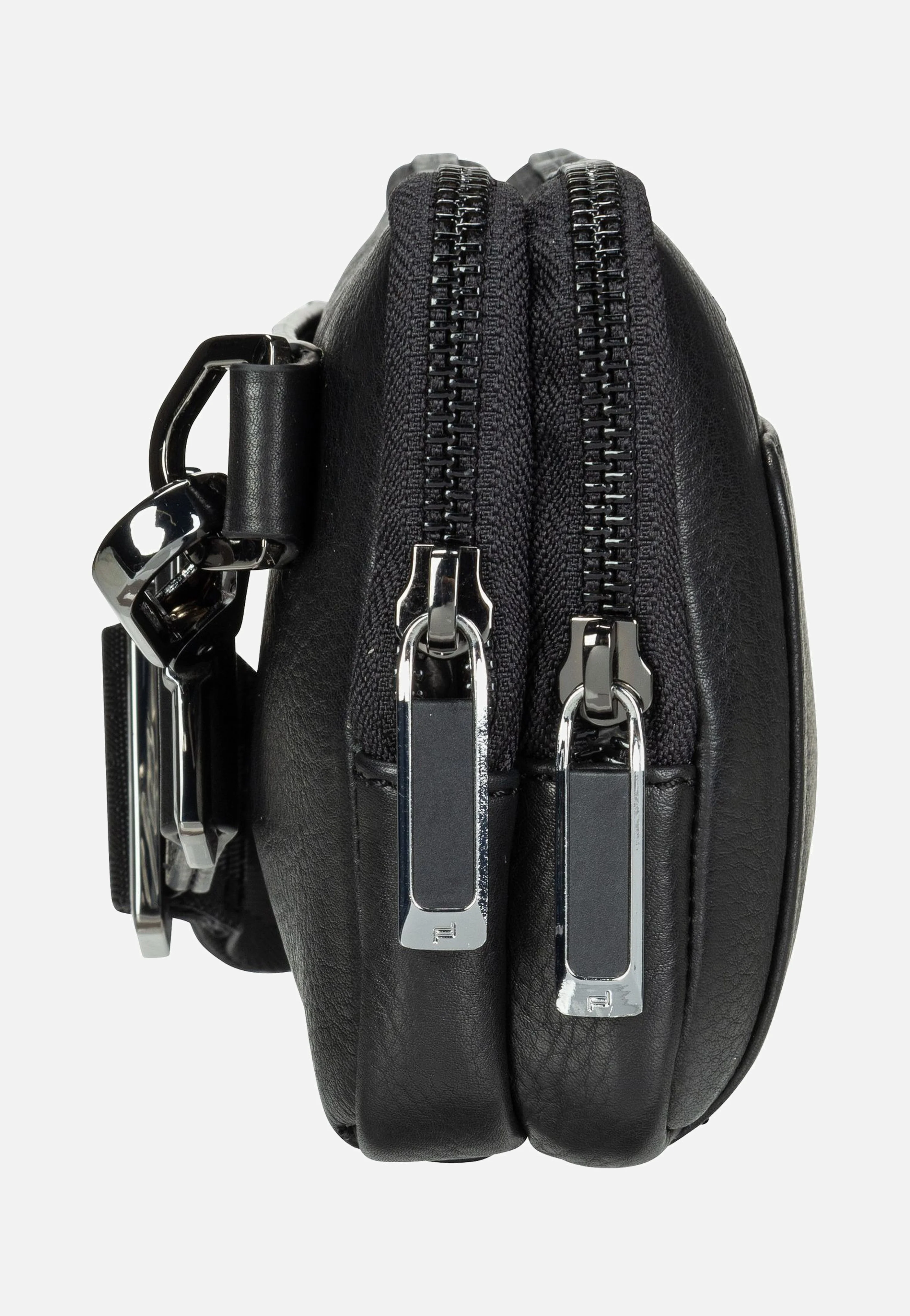 Roadster Leather Travel Pouch Black - Sling Bag - Image 5