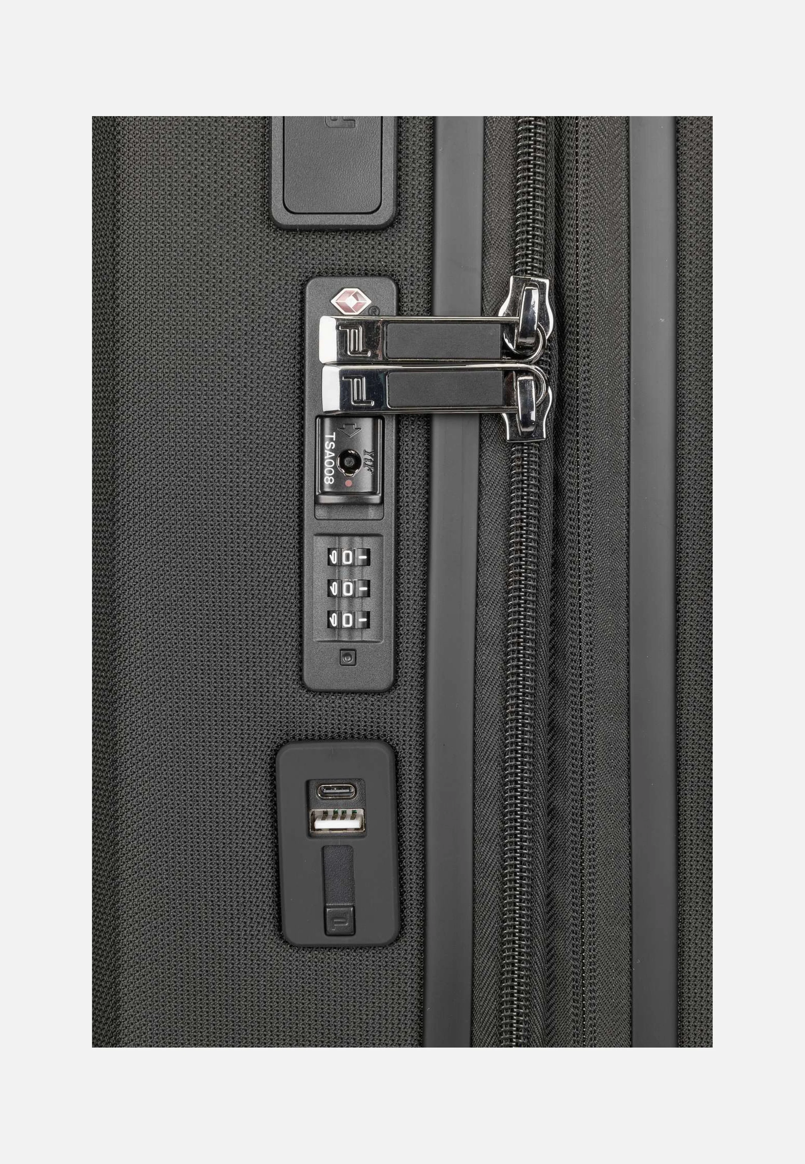 Roadster Nylon 4W Trolley S Exp Black - Koffer - Image 8