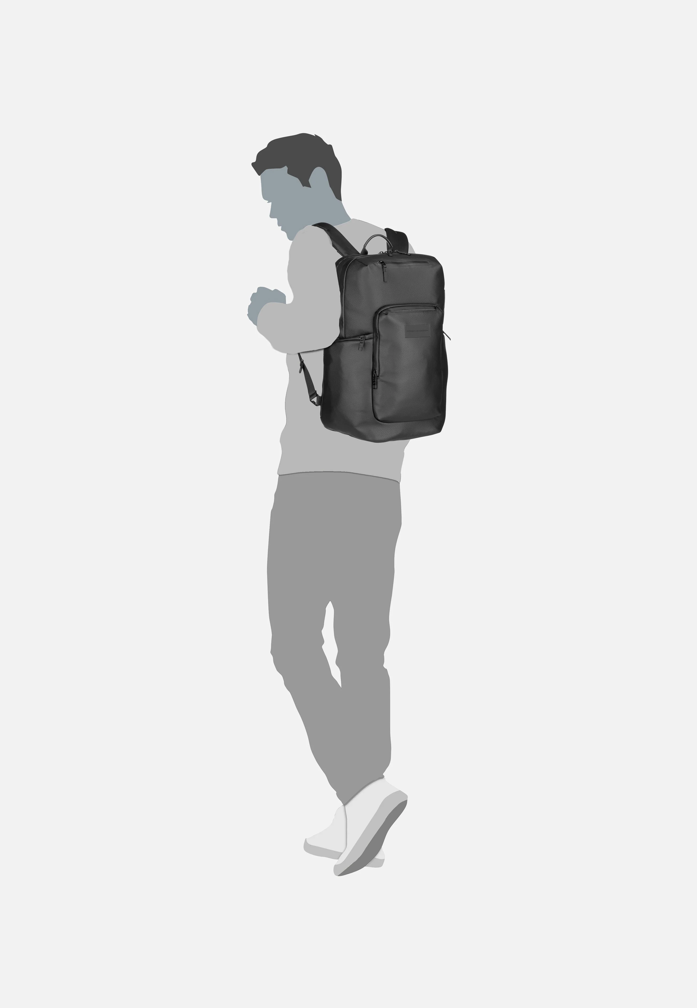 Urban Eco Leather M2 Black - Rucksack - Image 11