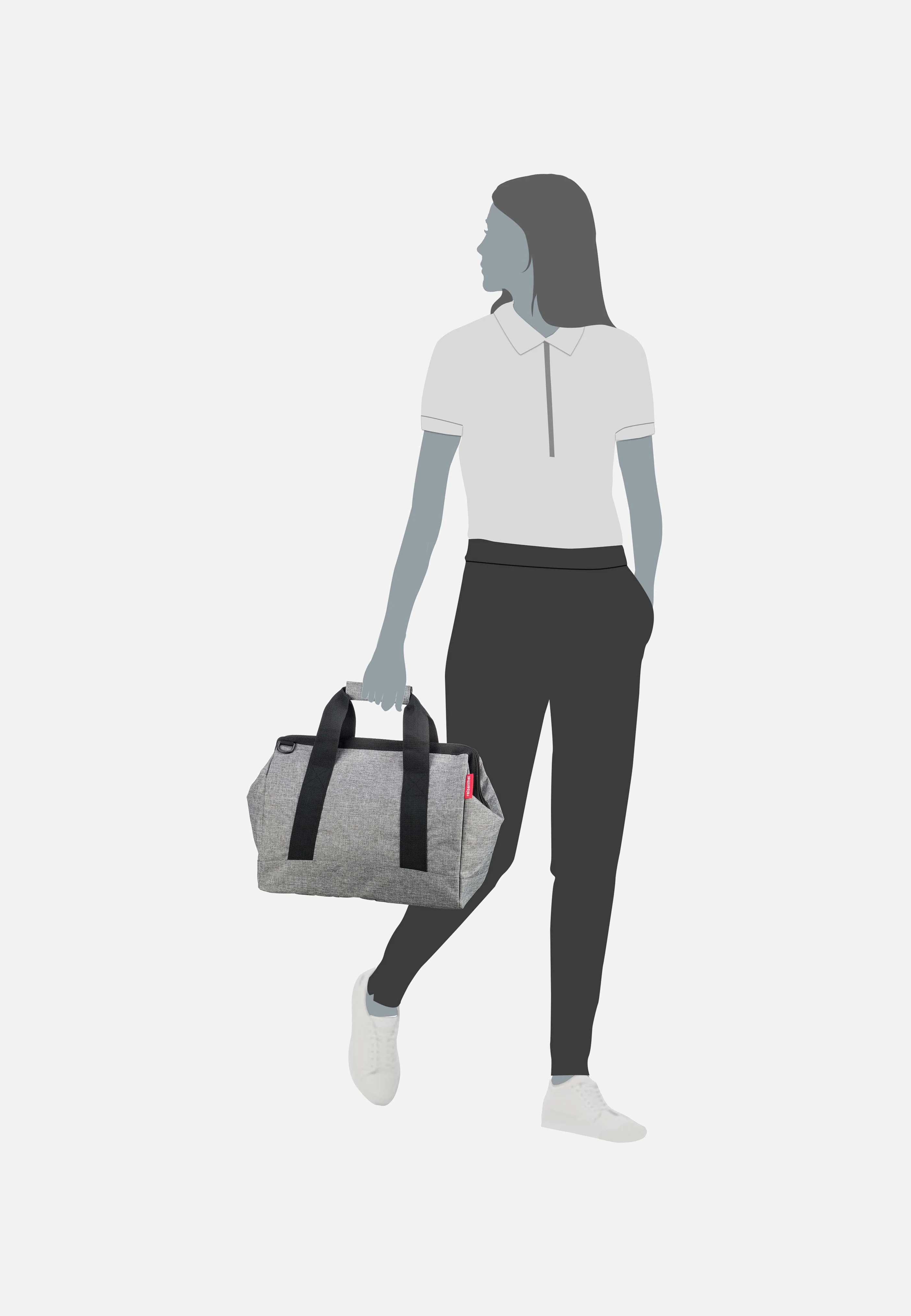 allrounder M twist Twist Silver - Dufflebag - Image 5