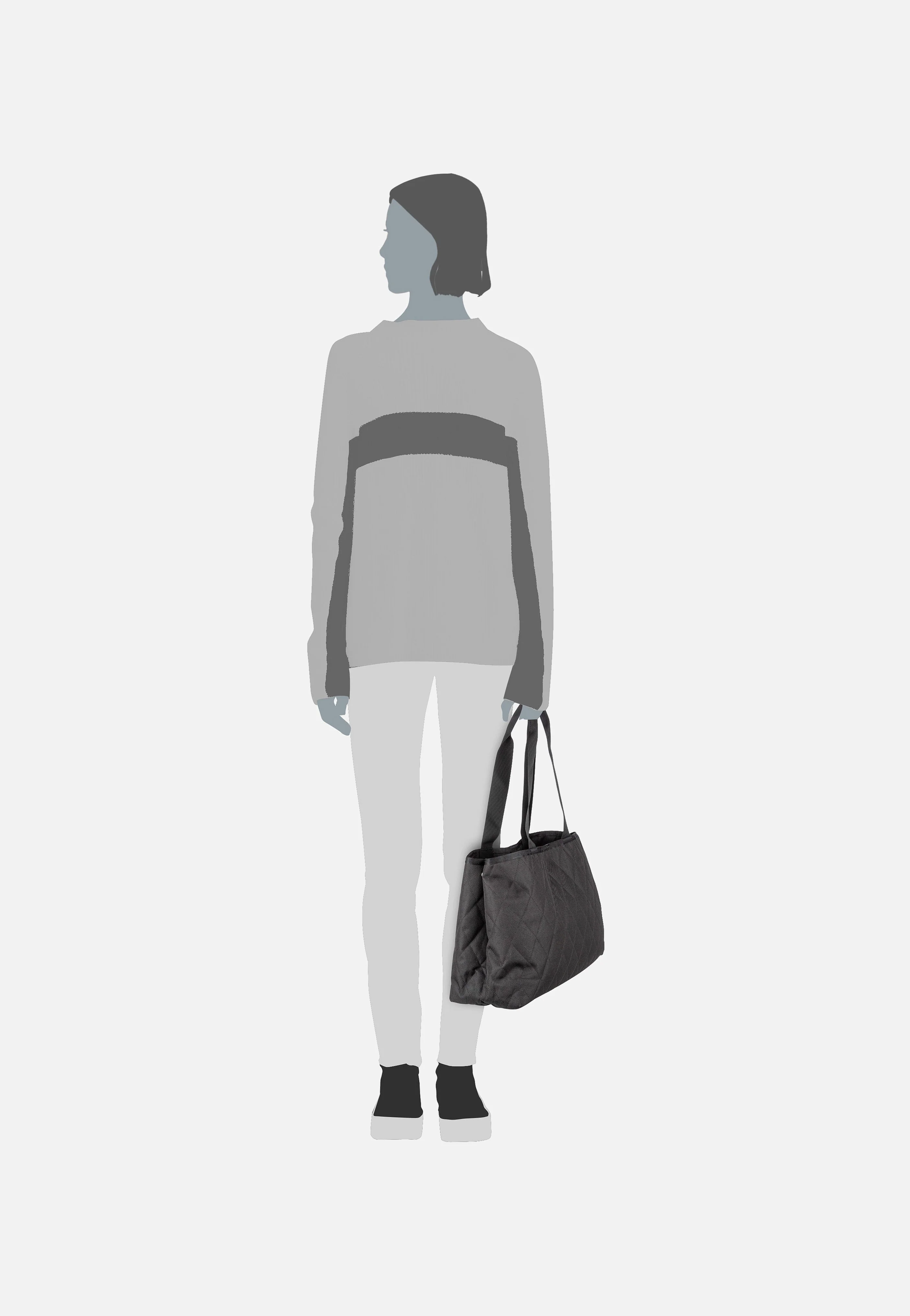 classic L Rhombus Black - Shopper - Image 6