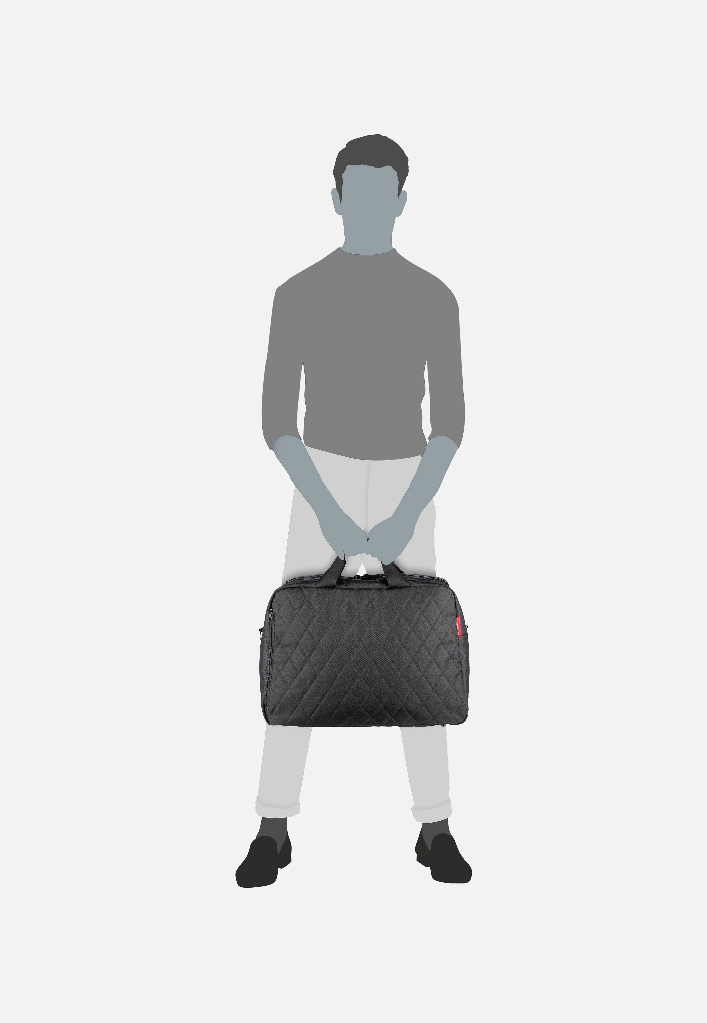 duffelbag M Rhombus Black - Weekender - Image 6