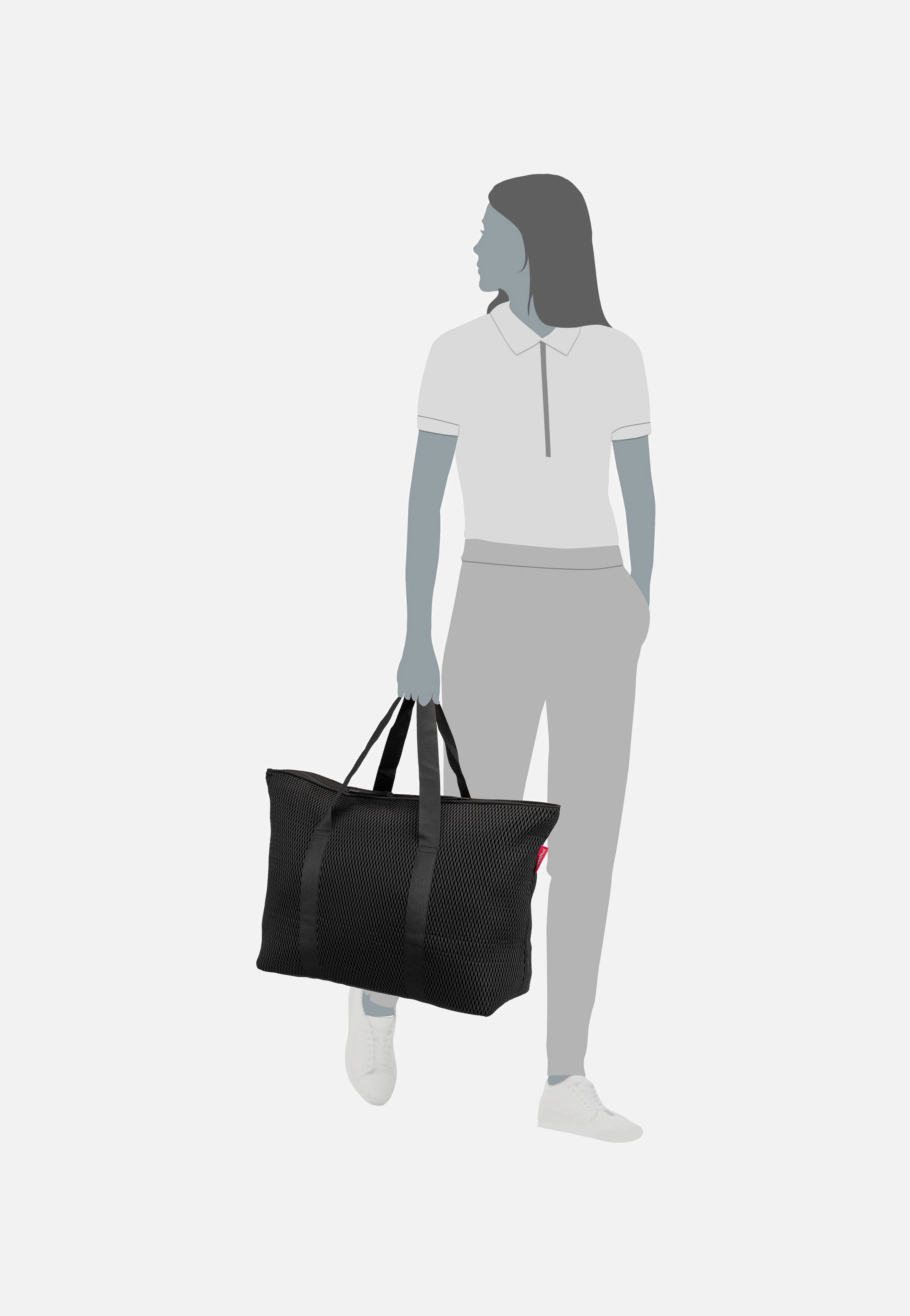 extralite L Mesh Black - Shopper - Image 5