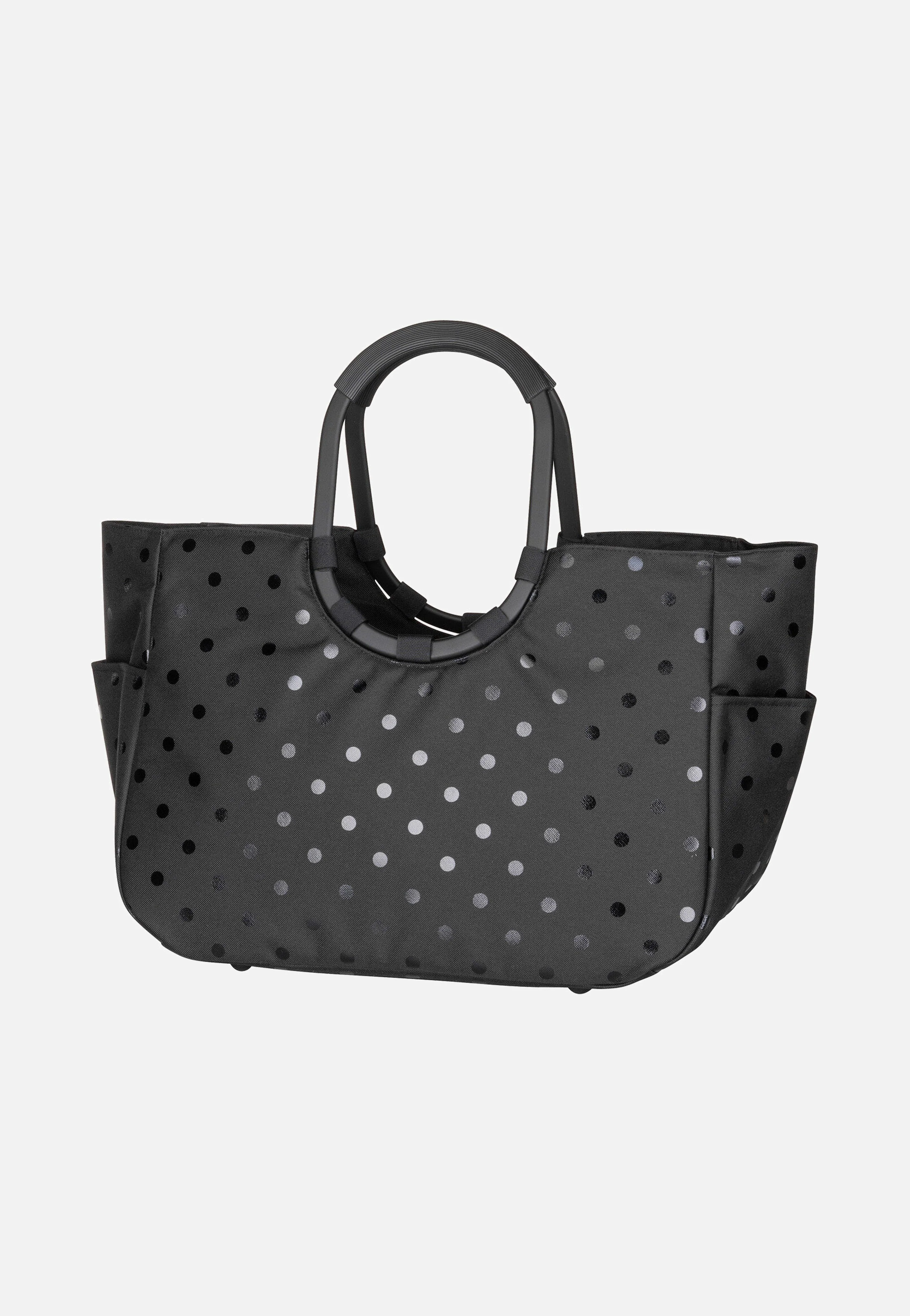 loopshopper L Glossy Dots Black - Einkaufskorb - Image 2