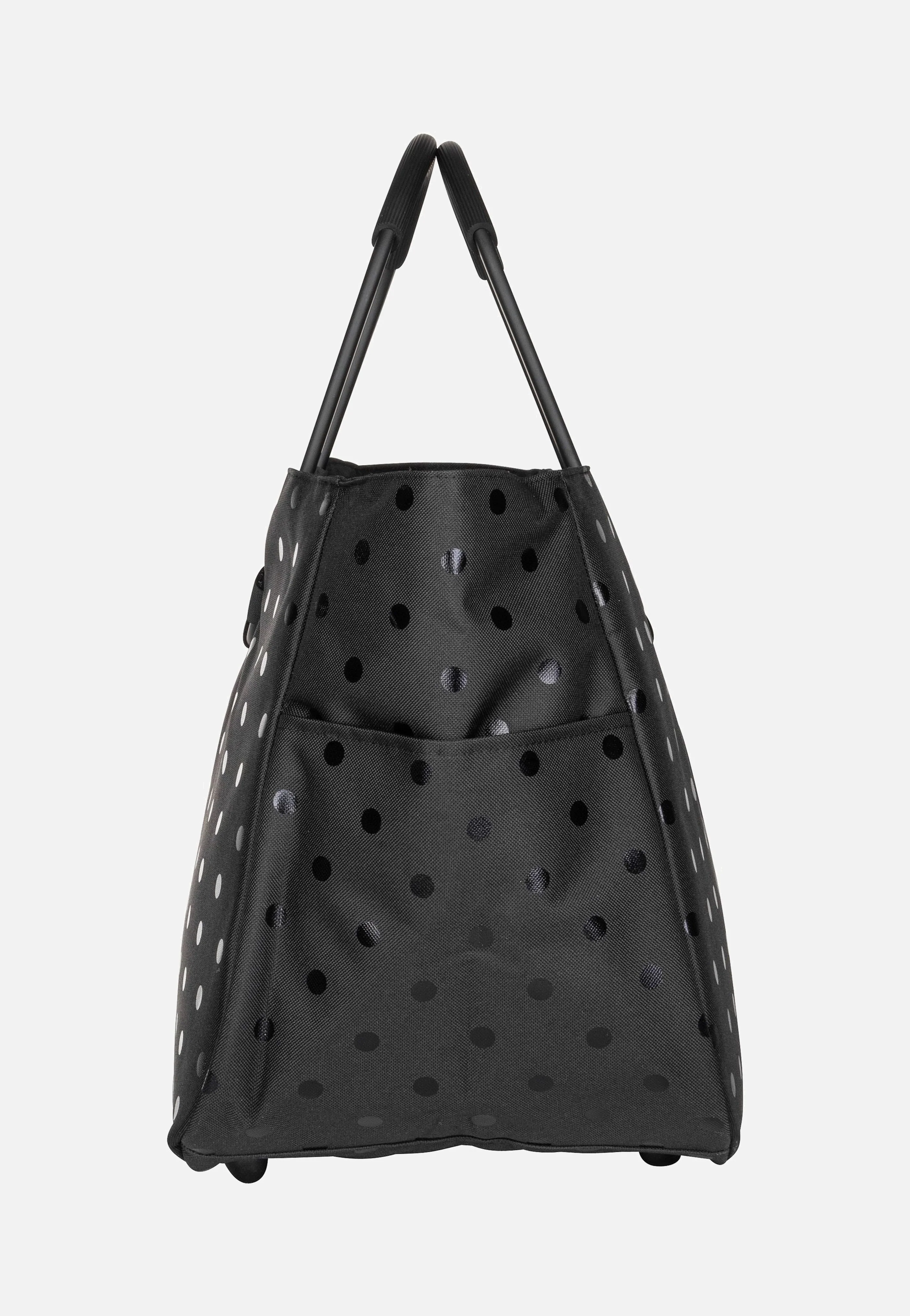 loopshopper L Glossy Dots Black - Einkaufskorb - Image 4