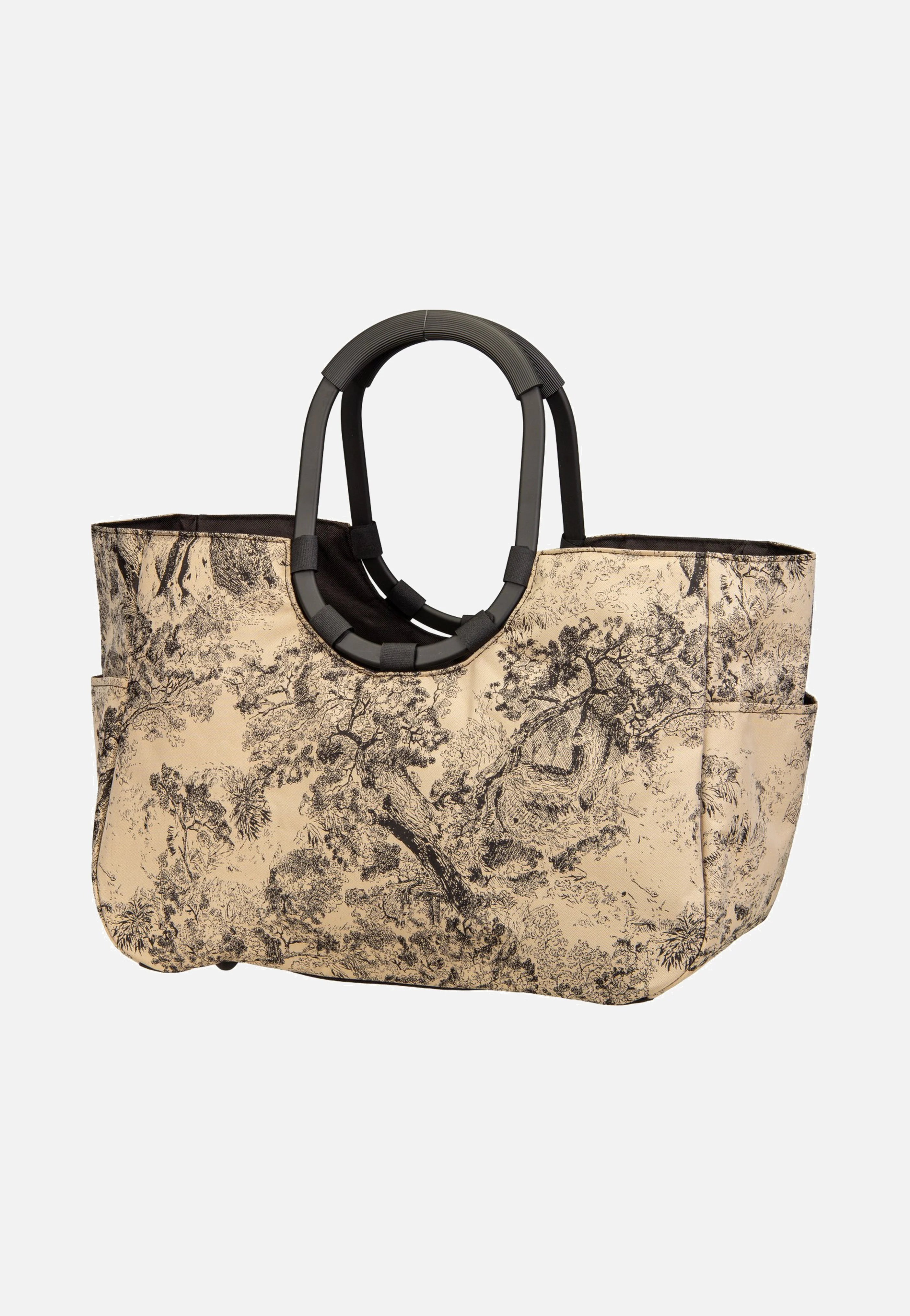 loopshopper L special edition Jacquard Brown - Einkaufskorb - Image 3