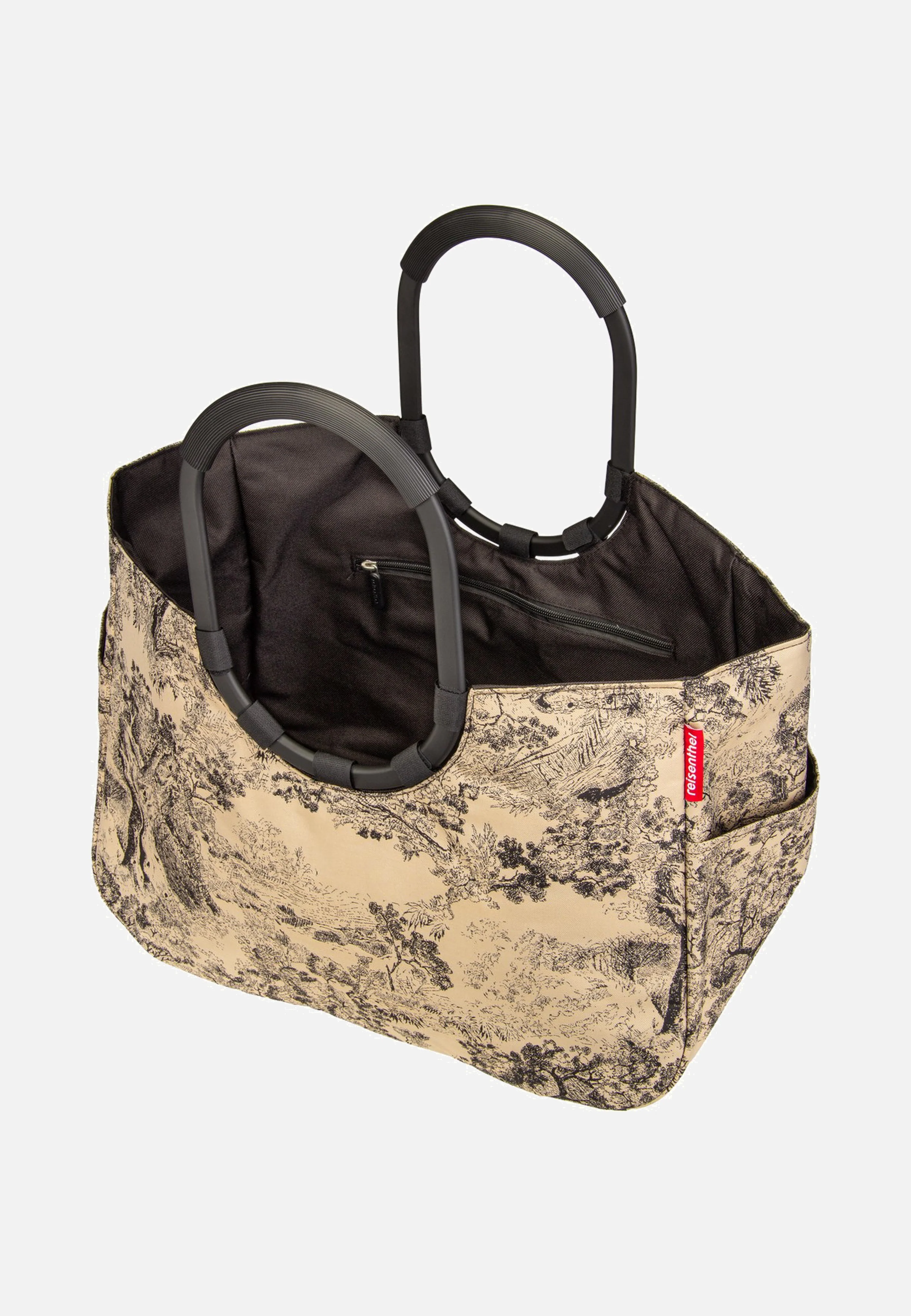 loopshopper L special edition Jacquard Brown - Einkaufskorb - Image 5