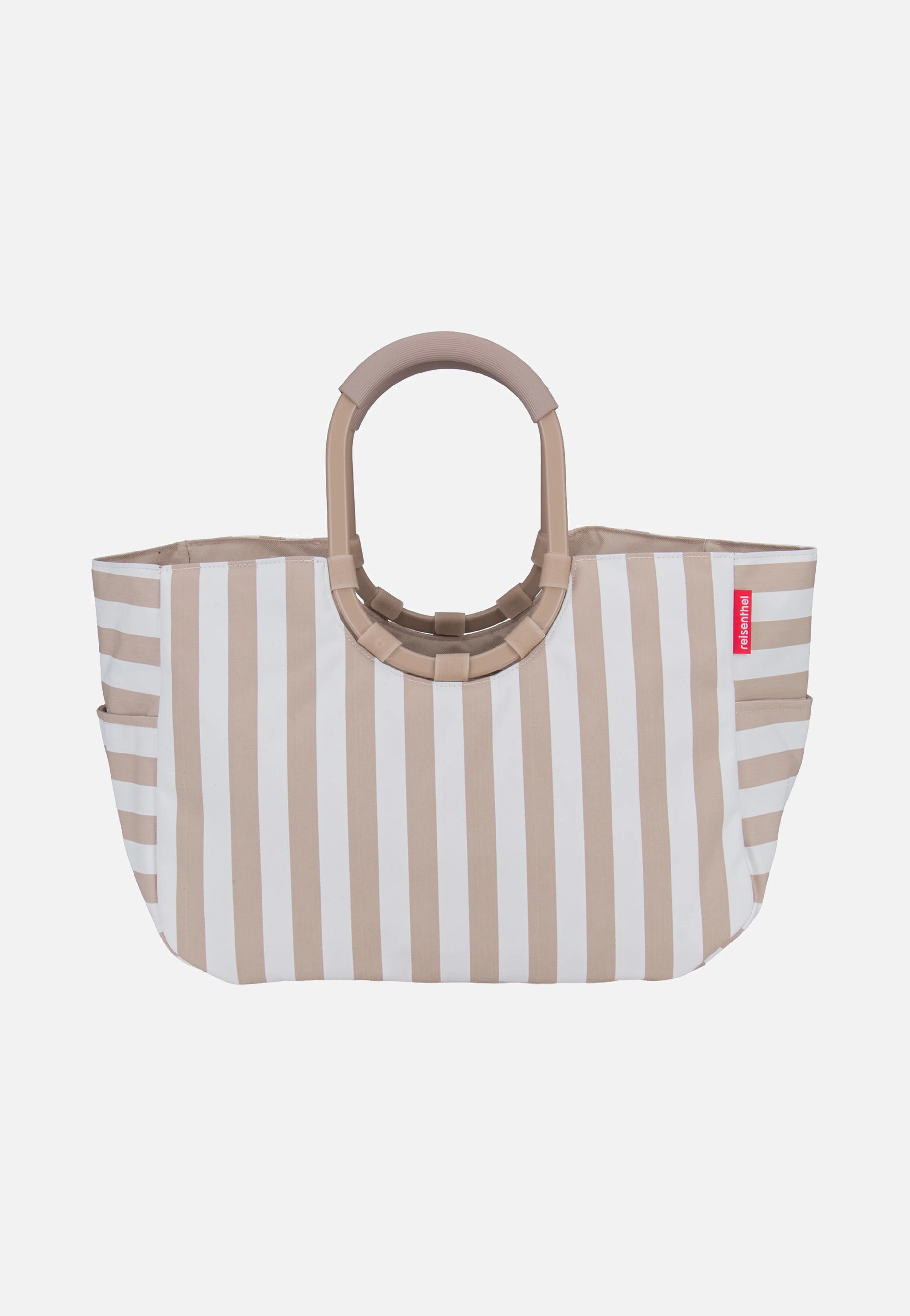 Loopshopper L Summerstripes Coffee - Einkaufskorb - Image 2