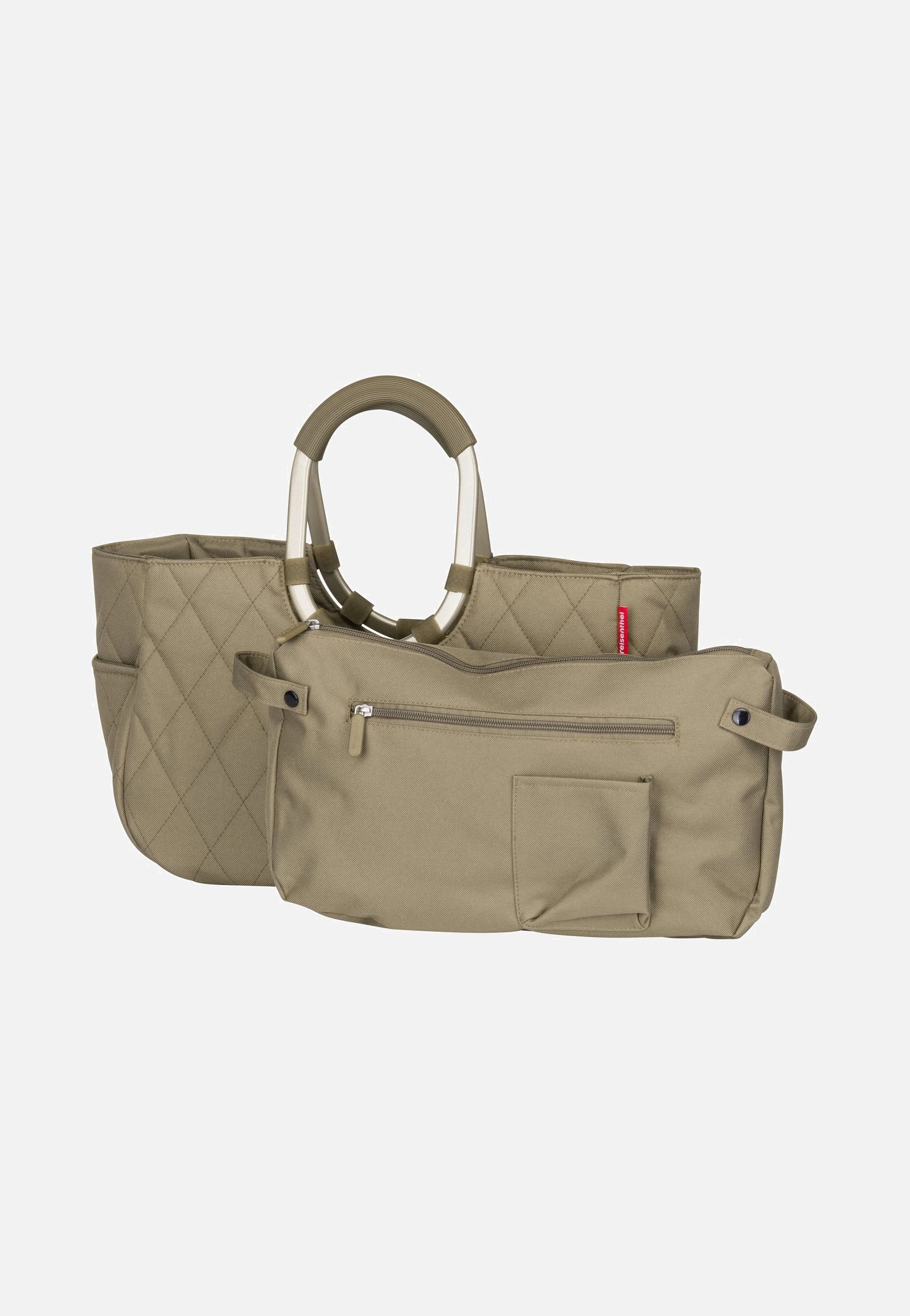 loopshopper M frame Frame Rhombus Olive - Einkaufskorb - Image 6