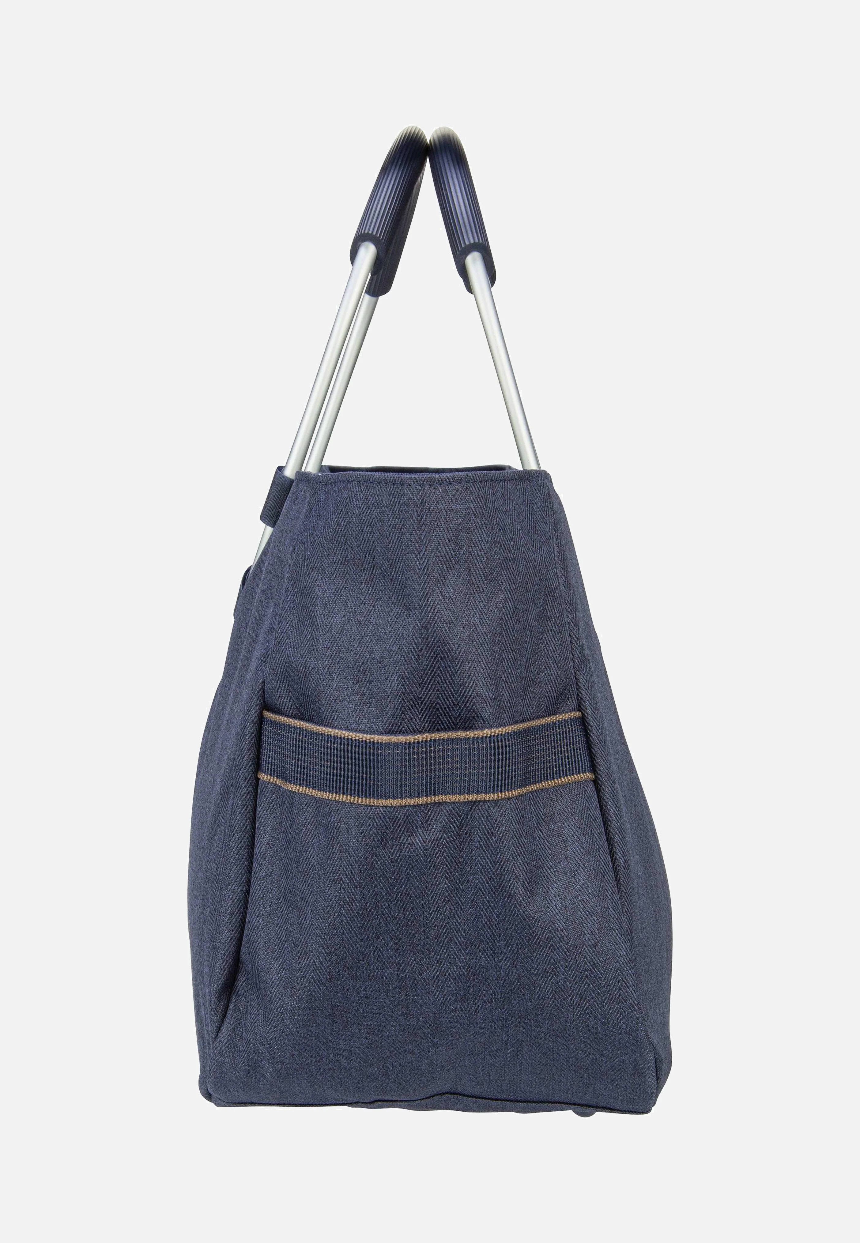 loopshopper M Herringbone Dark Blue - Einkaufskorb - Image 5
