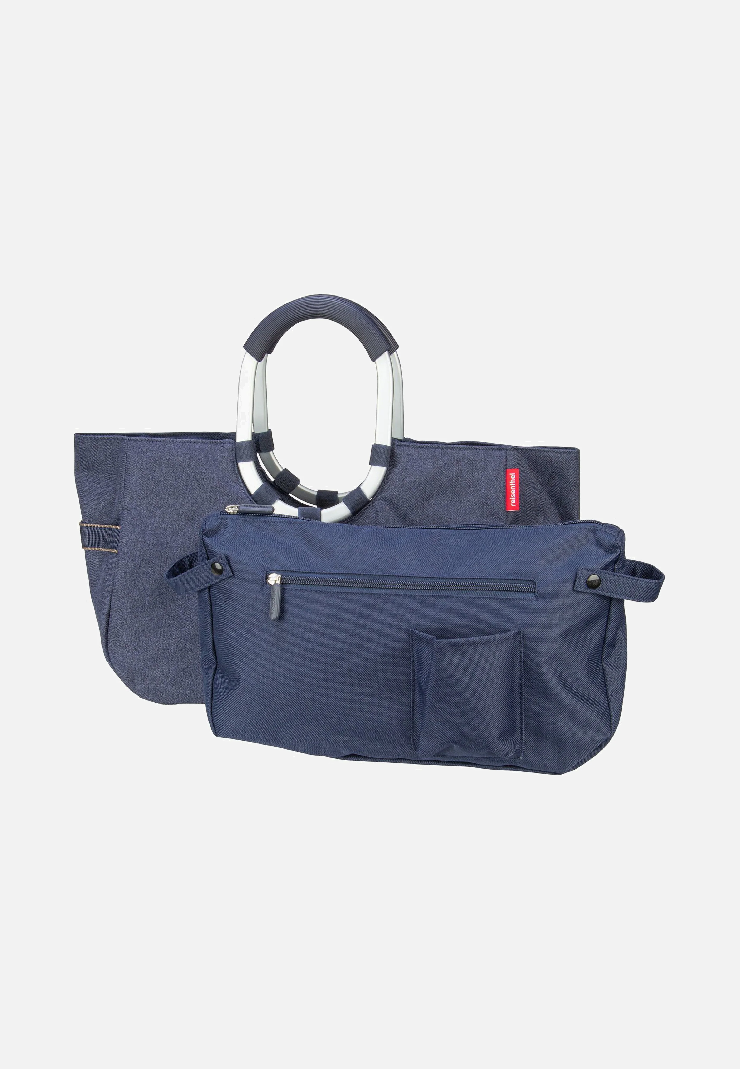 loopshopper M Herringbone Dark Blue - Einkaufskorb - Image 6