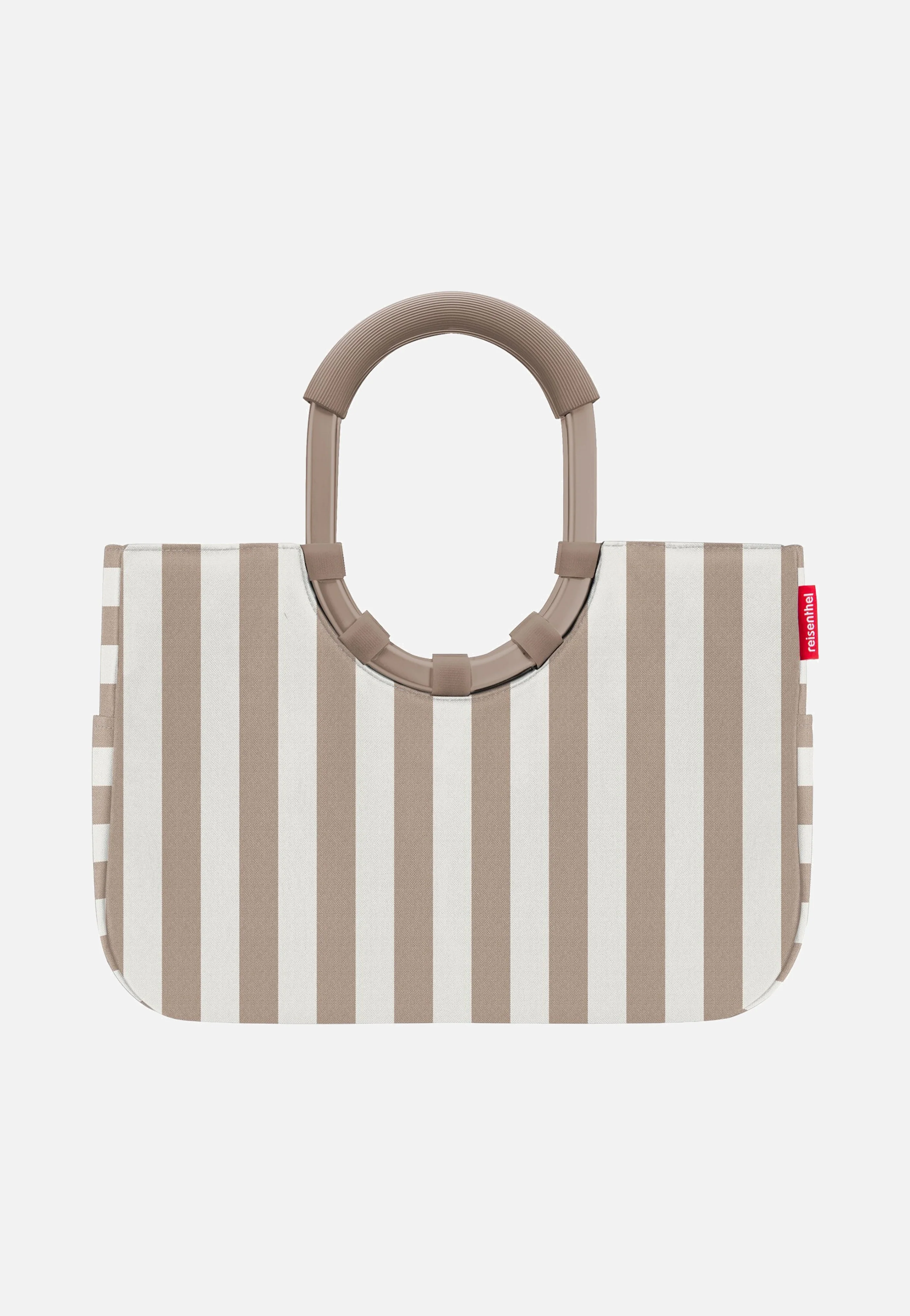 Loopshopper M Summerstripes Coffee - Einkaufskorb - Image 2