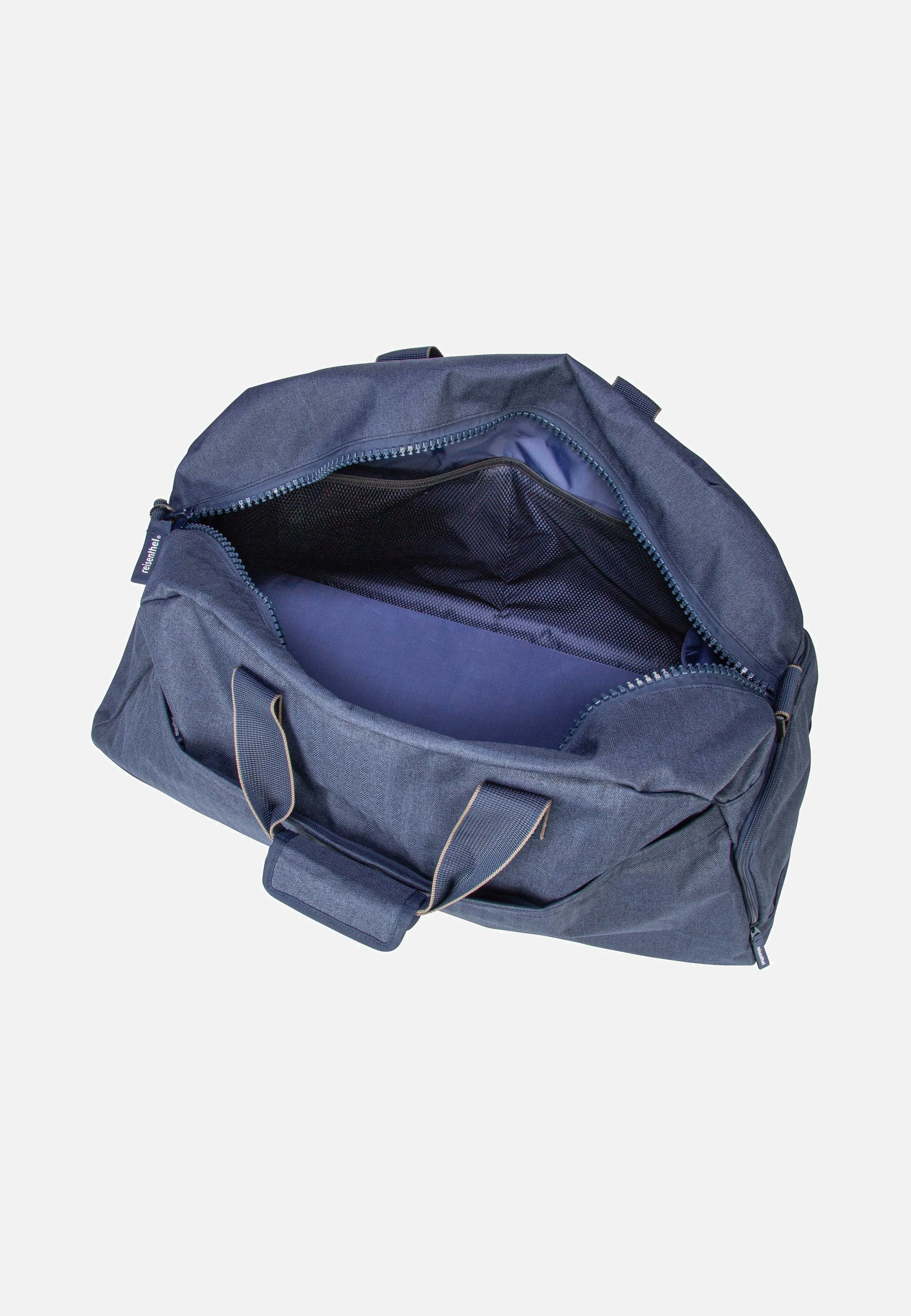 overnighter plus Herringbone Dark Blue - Weekender - Image 3