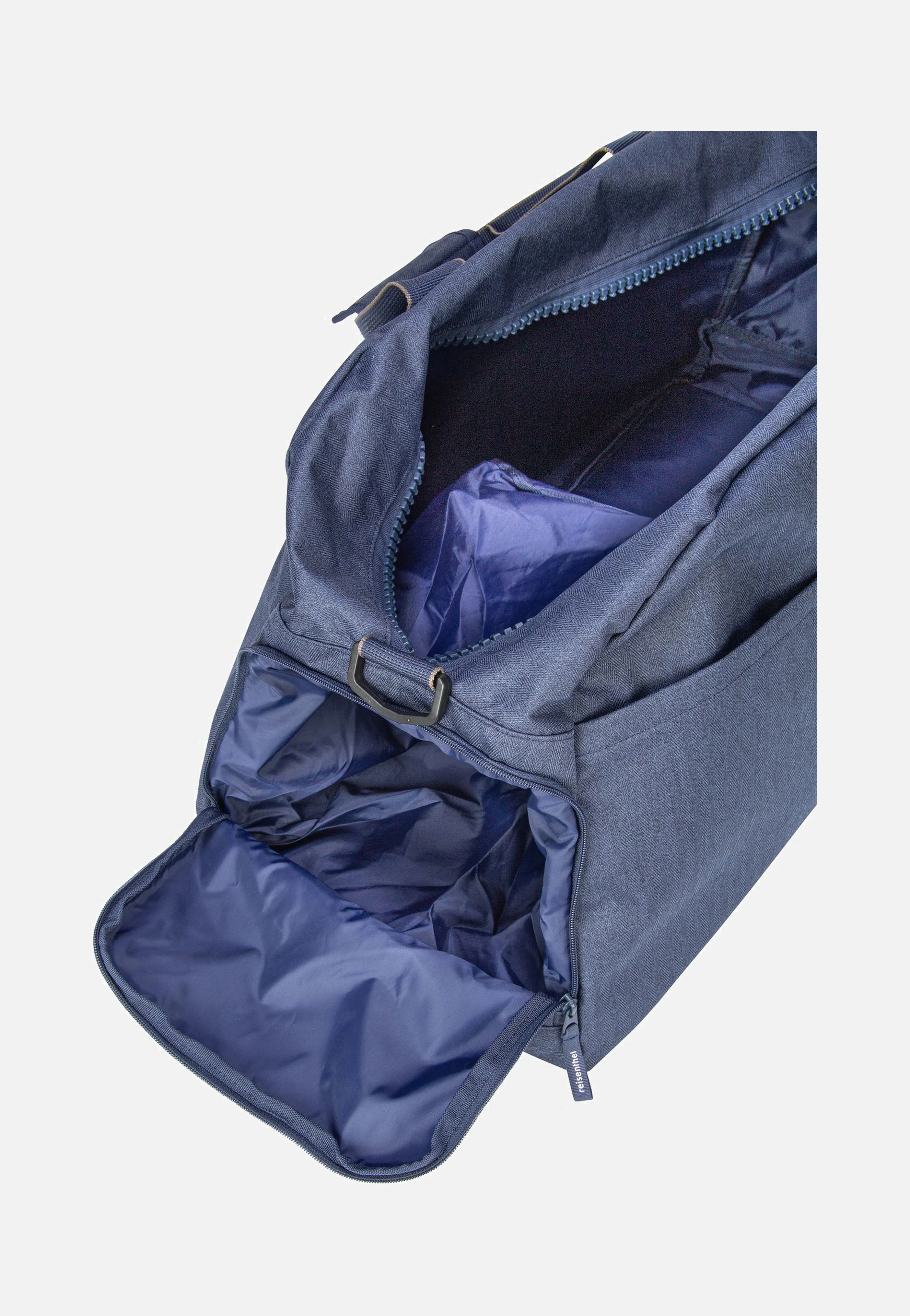 overnighter plus Herringbone Dark Blue - Weekender - Image 6