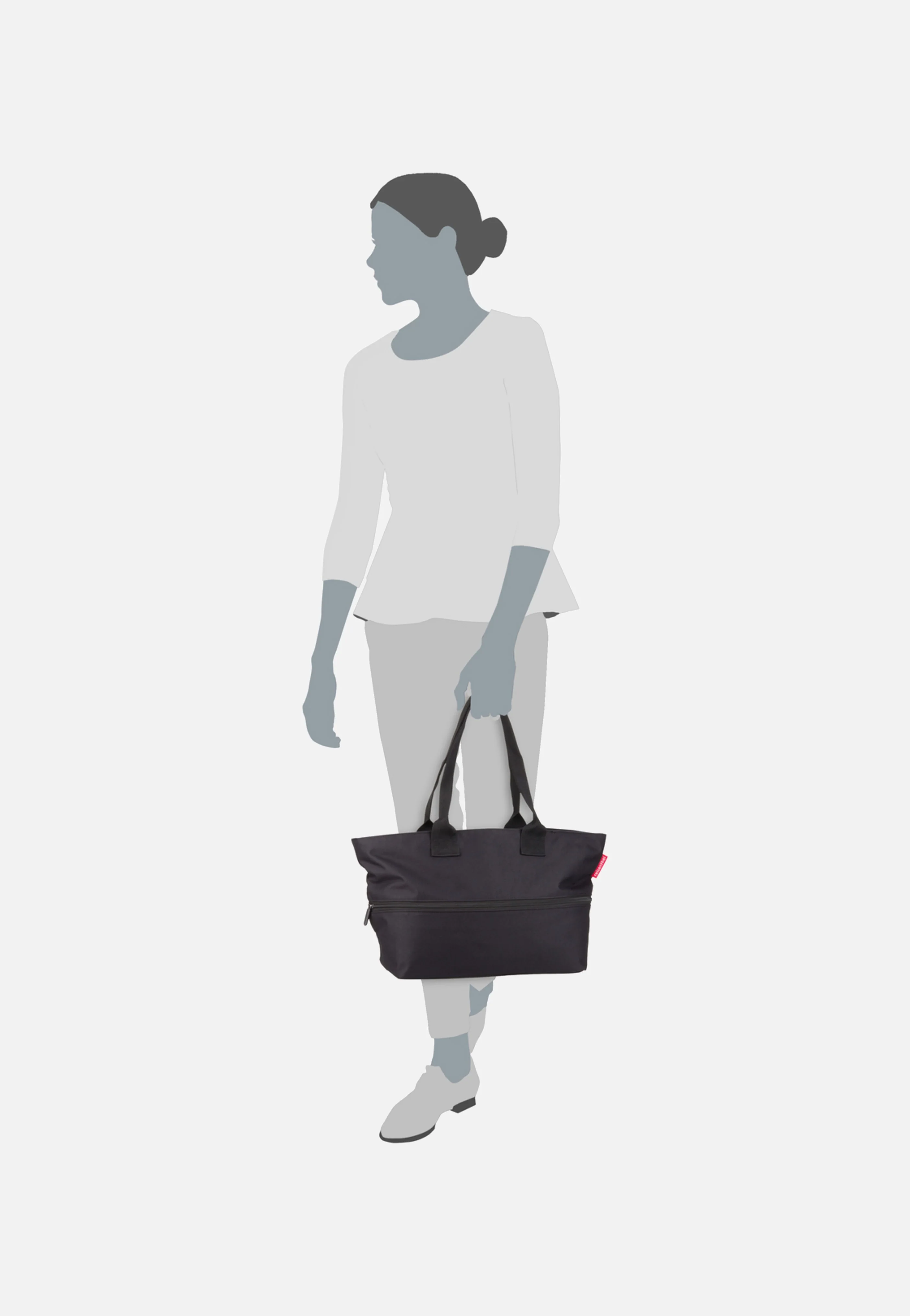 shopper e1 Schwarz - Einkaufstasche - Image 6