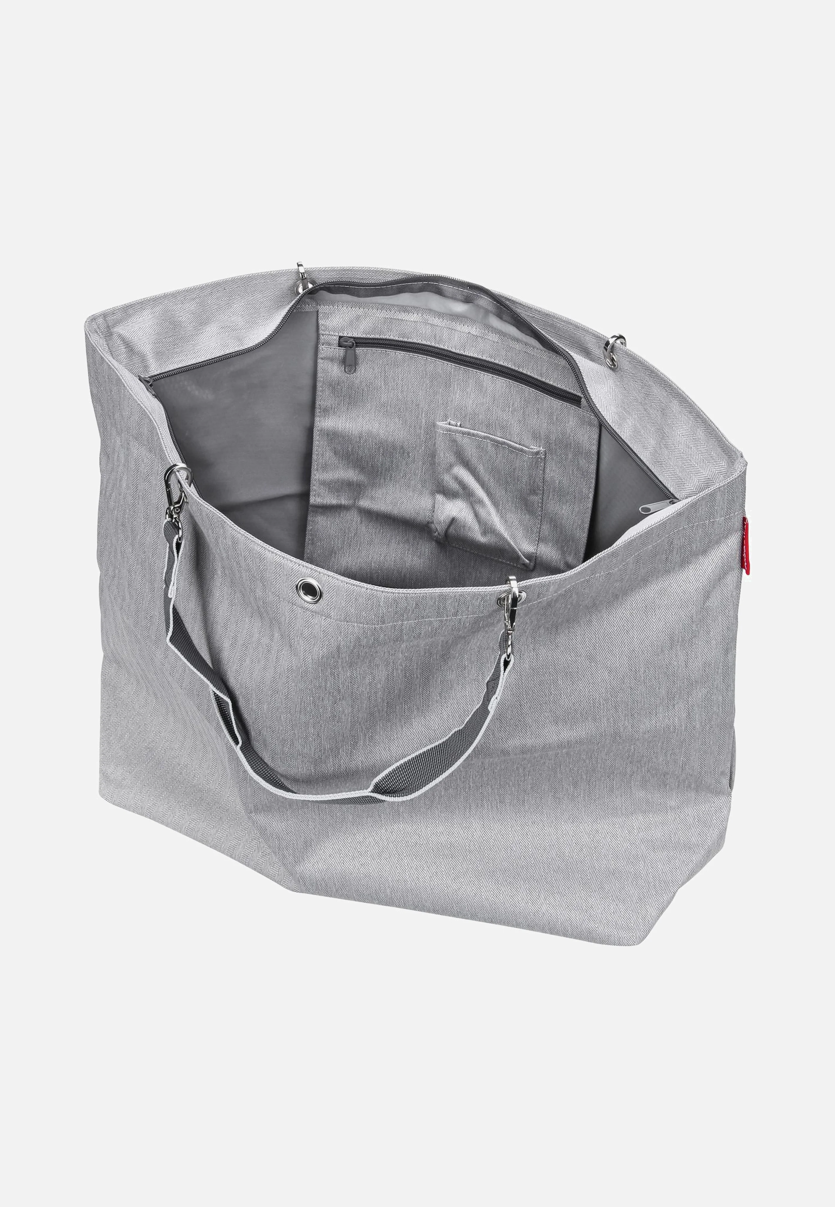 shopper XL Herringbone Grey - Einkaufstasche - Image 3