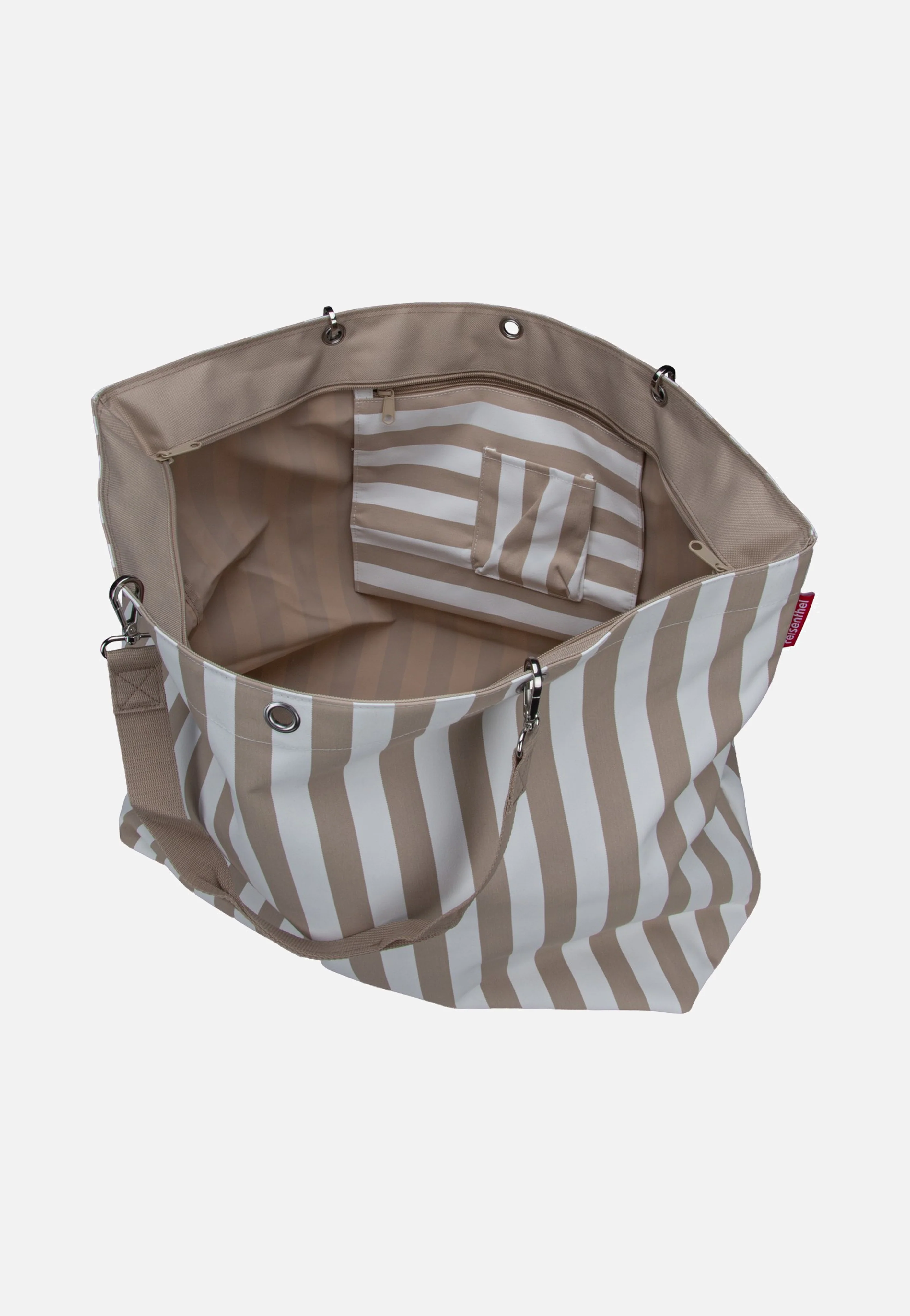Shopper XL Summerstripes Coffee - Einkaufstasche - Image 5
