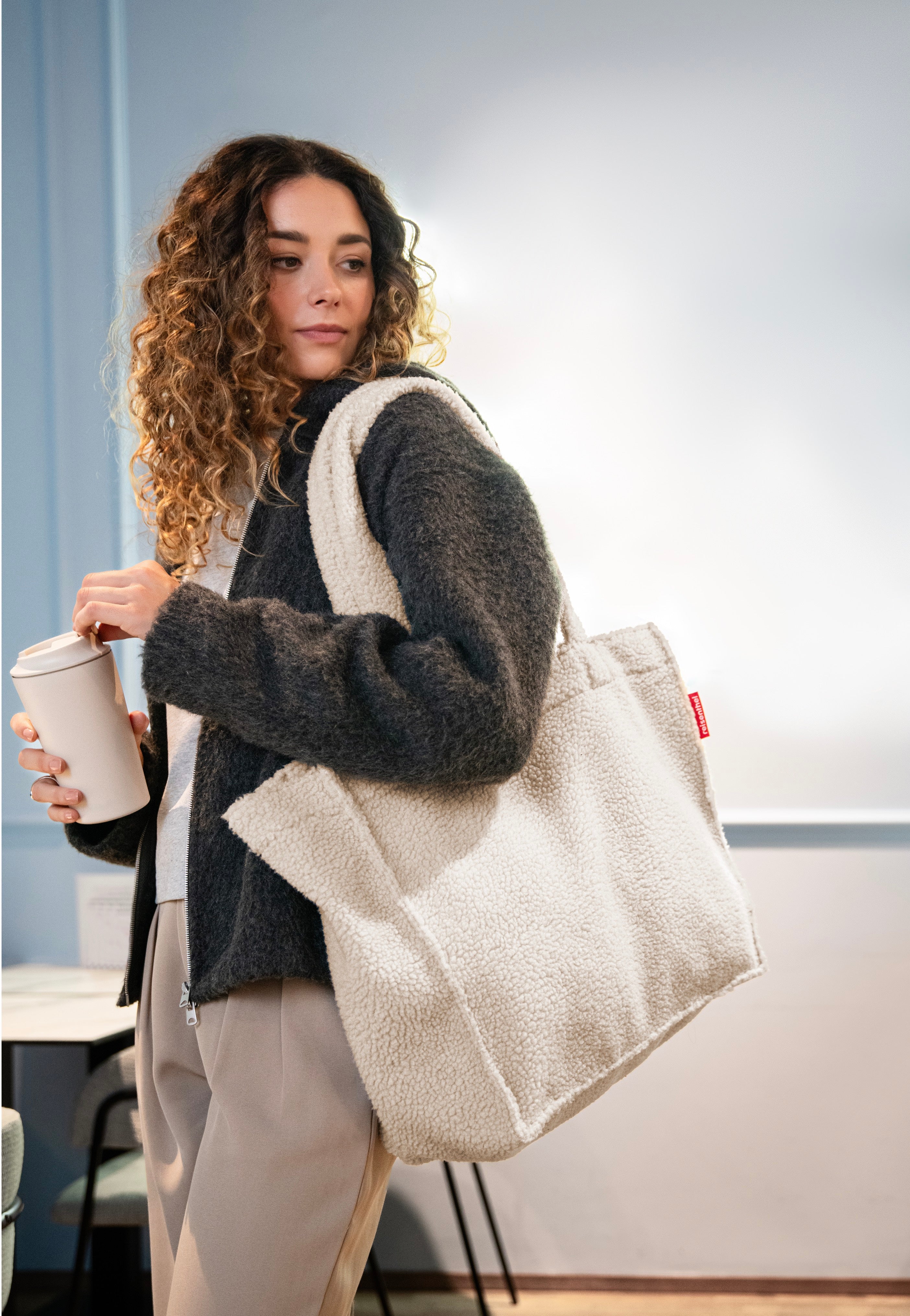 Softshopper Teddy Sand - Shopper - Image 7