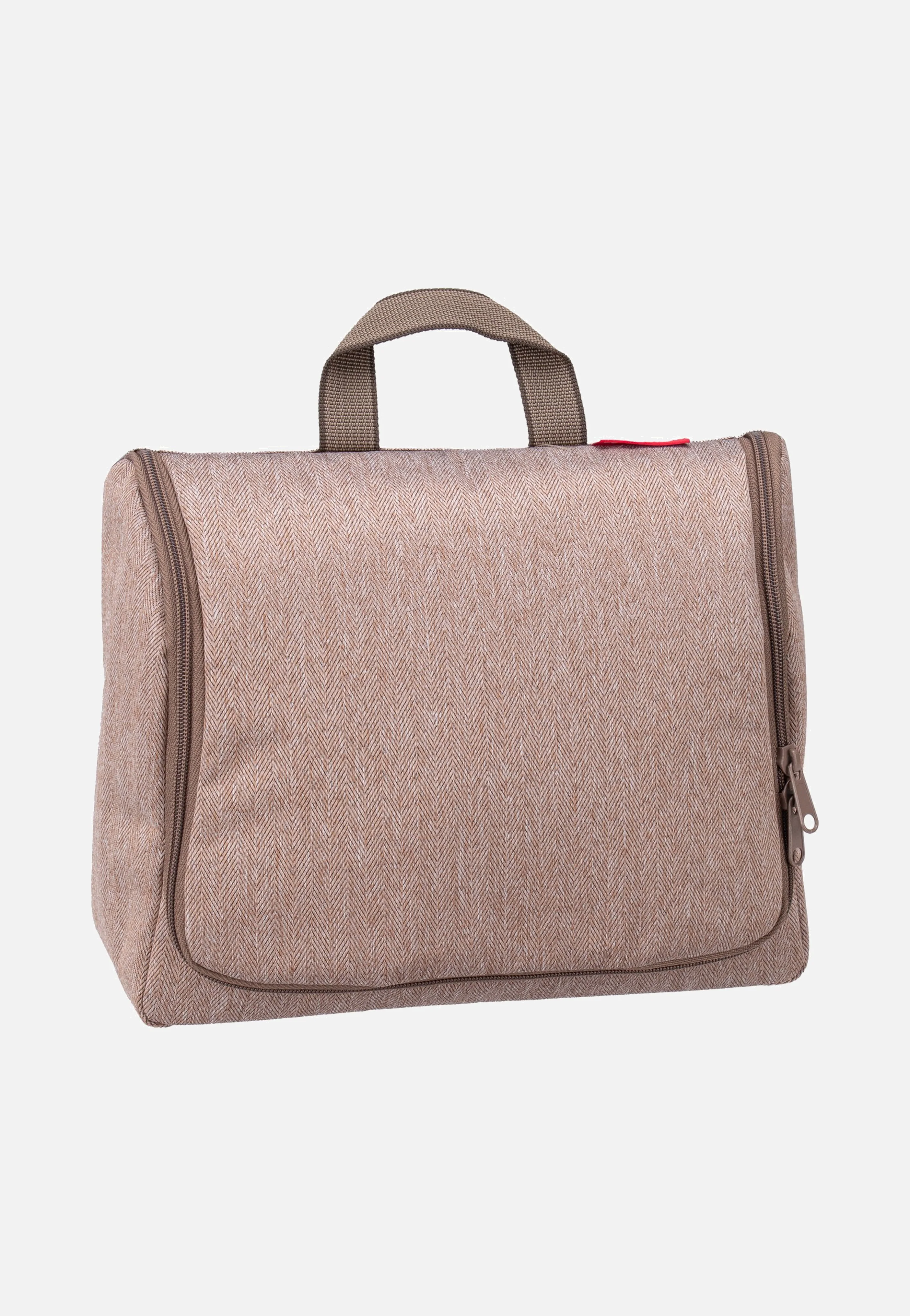 toiletbag XL Herringbone Mokka - Kosmetikkoffer - Image 2