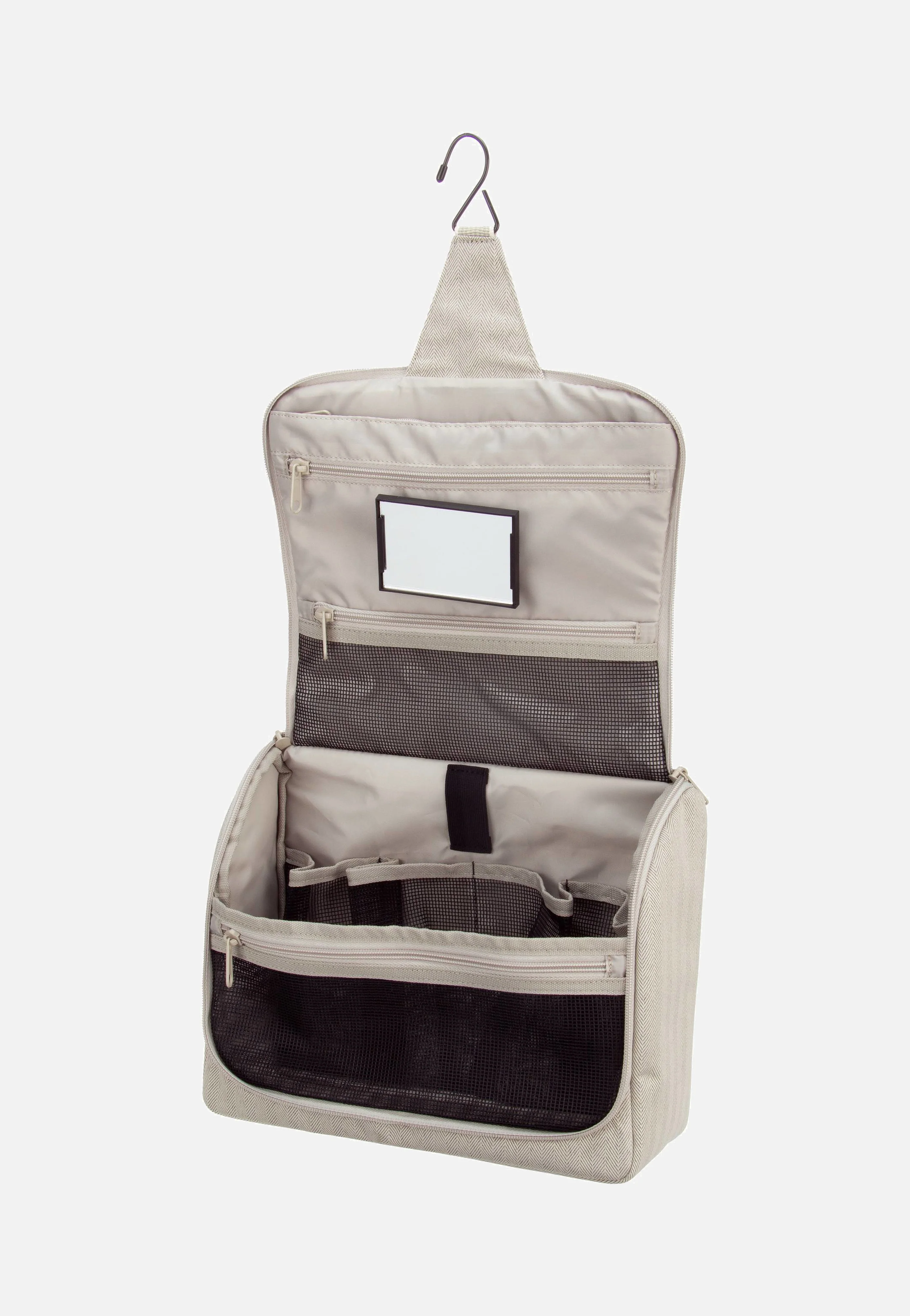 toiletbag XL Herringbone Sand - Kulturbeutel - Image 3