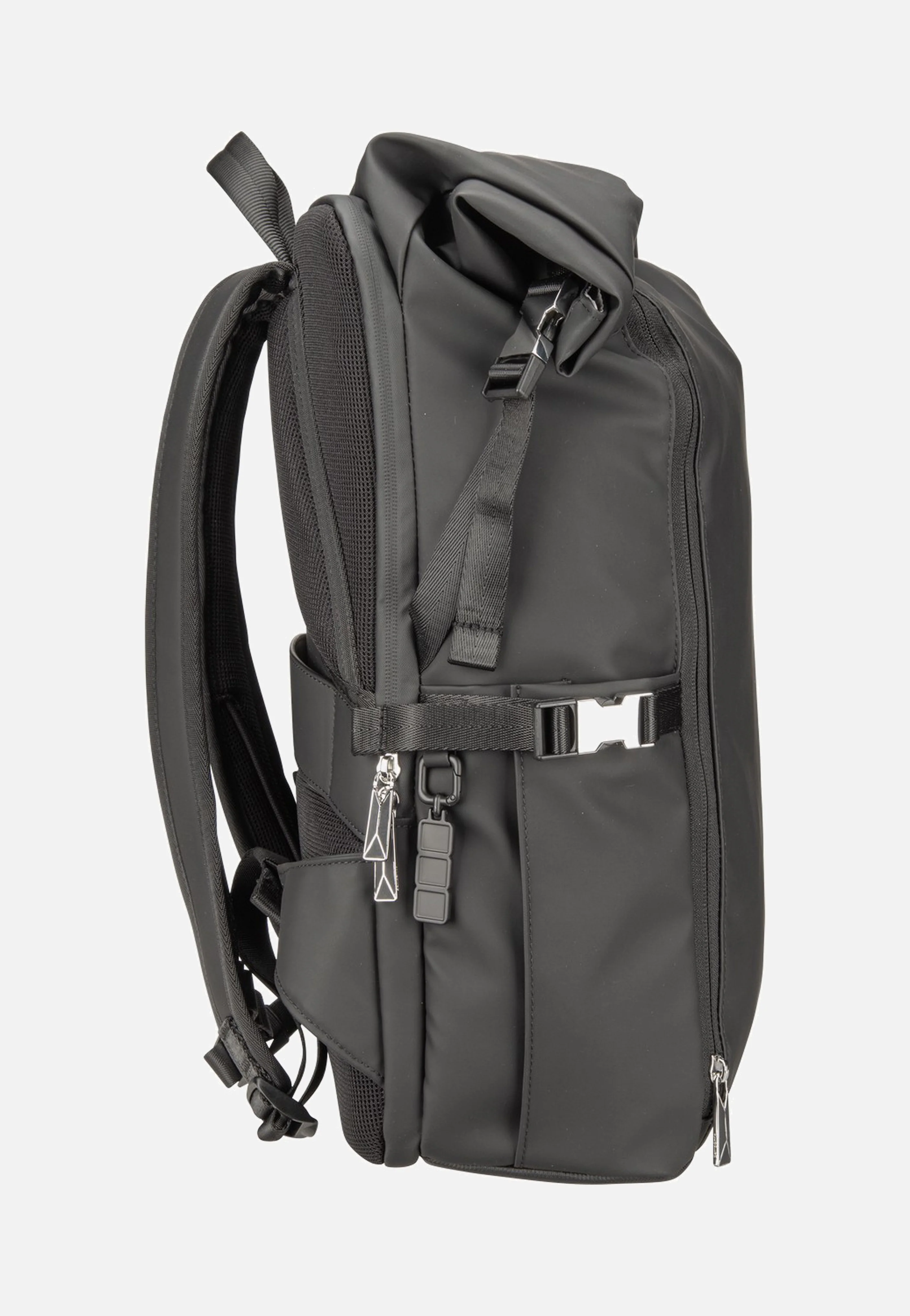 Glam-Go Laptop 15.6" Rolltop B Black - Rucksack - Image 3