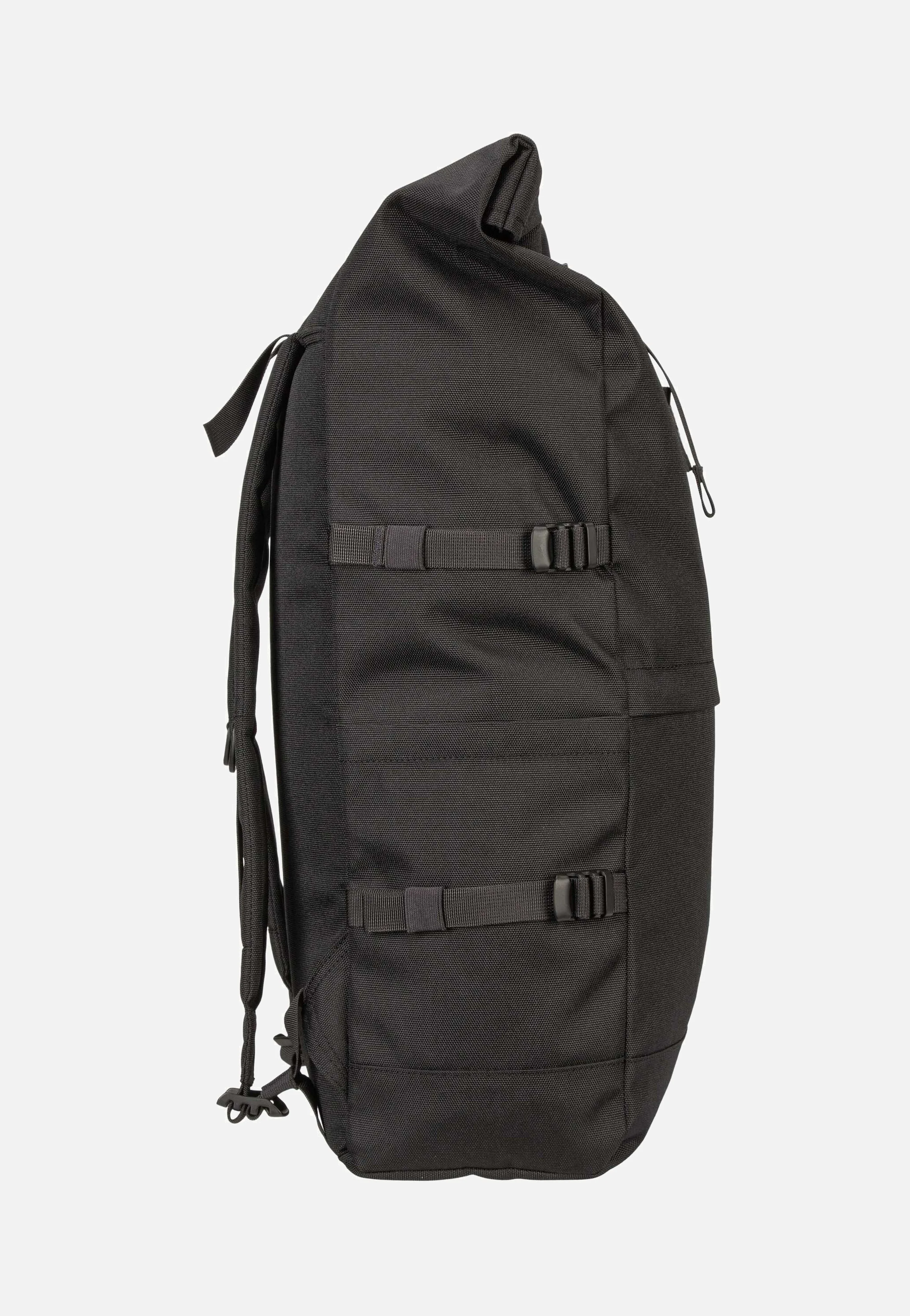 Icon BP L Black/Black Leather - Rolltop Rucksack - Image 4