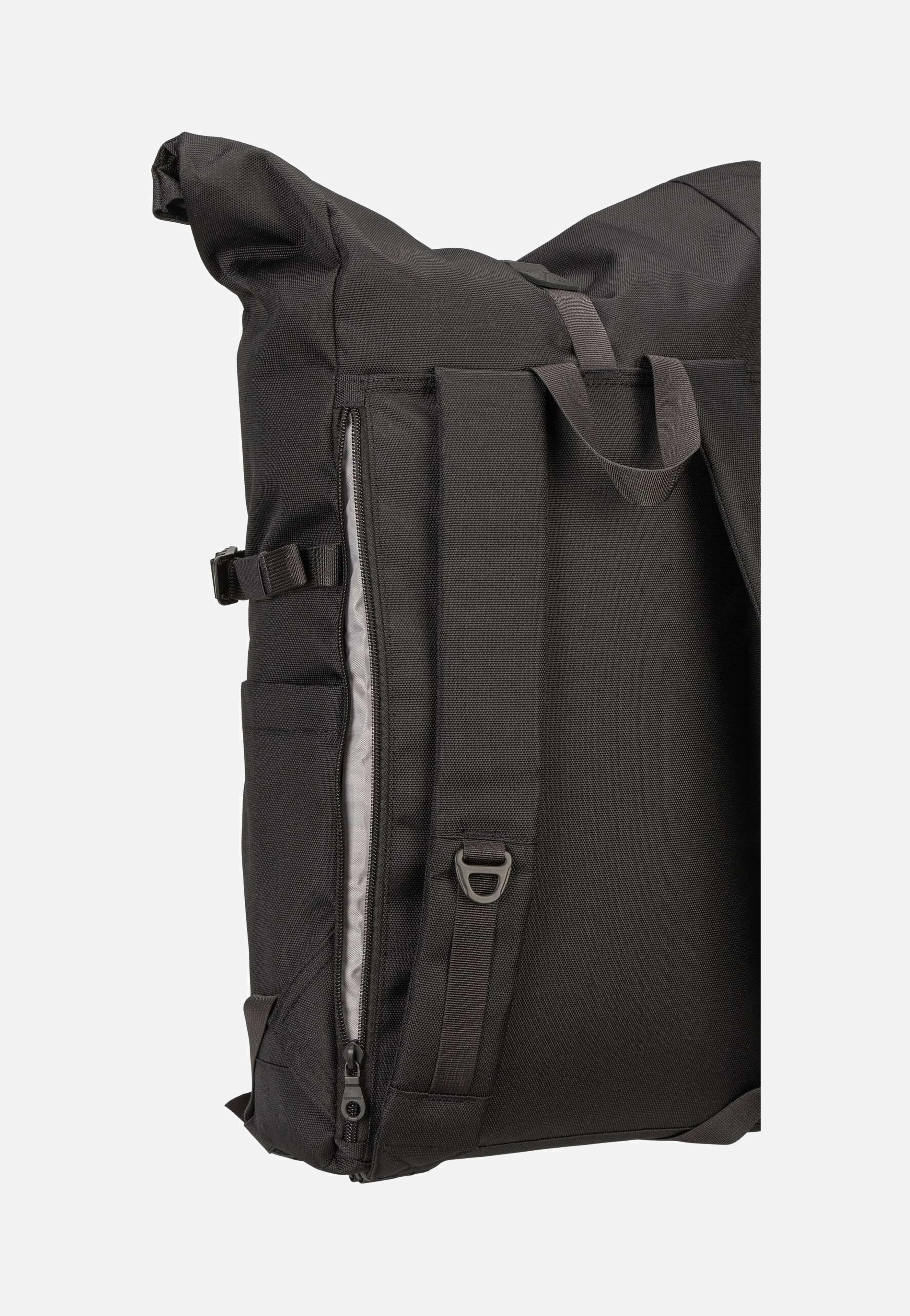 Icon BP M Black/Black Leather - Rolltop Rucksack - Image 5