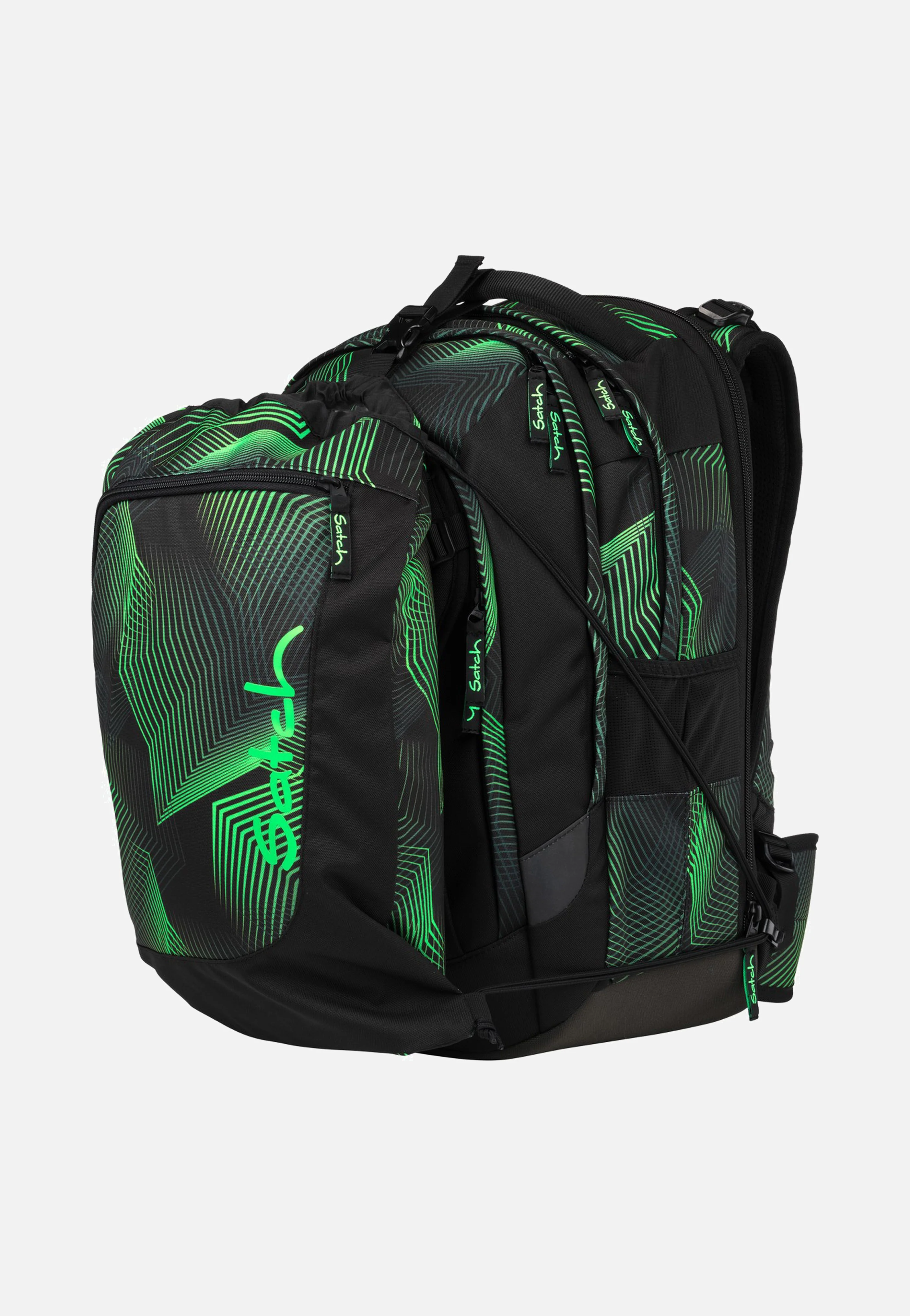 Match Plus Seismic Green - Schulranzen - Image 3