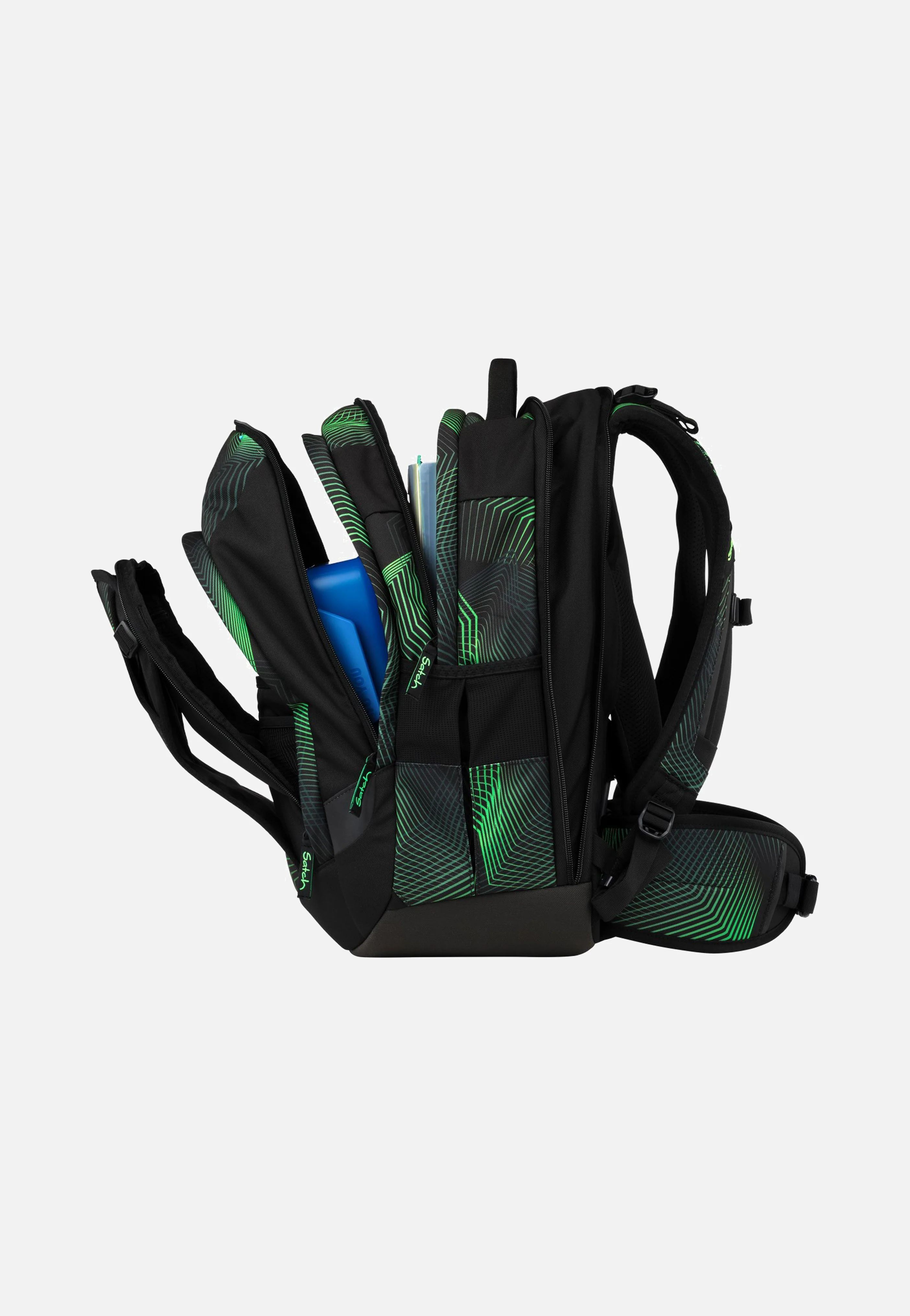 Match Plus Seismic Green - Schulranzen - Image 4